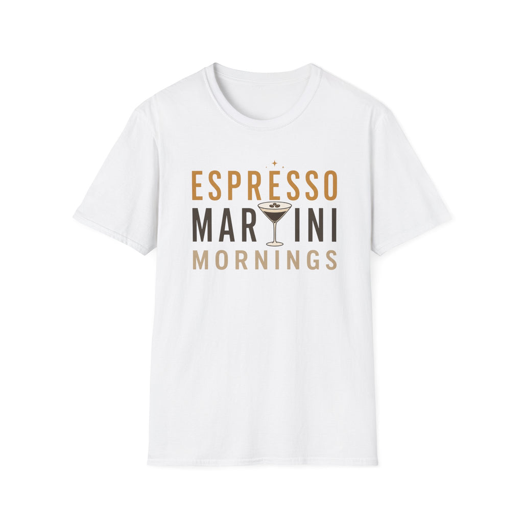Espresso Martini Mornings T-Shirt | Flirty Culinary Cocktail Tee