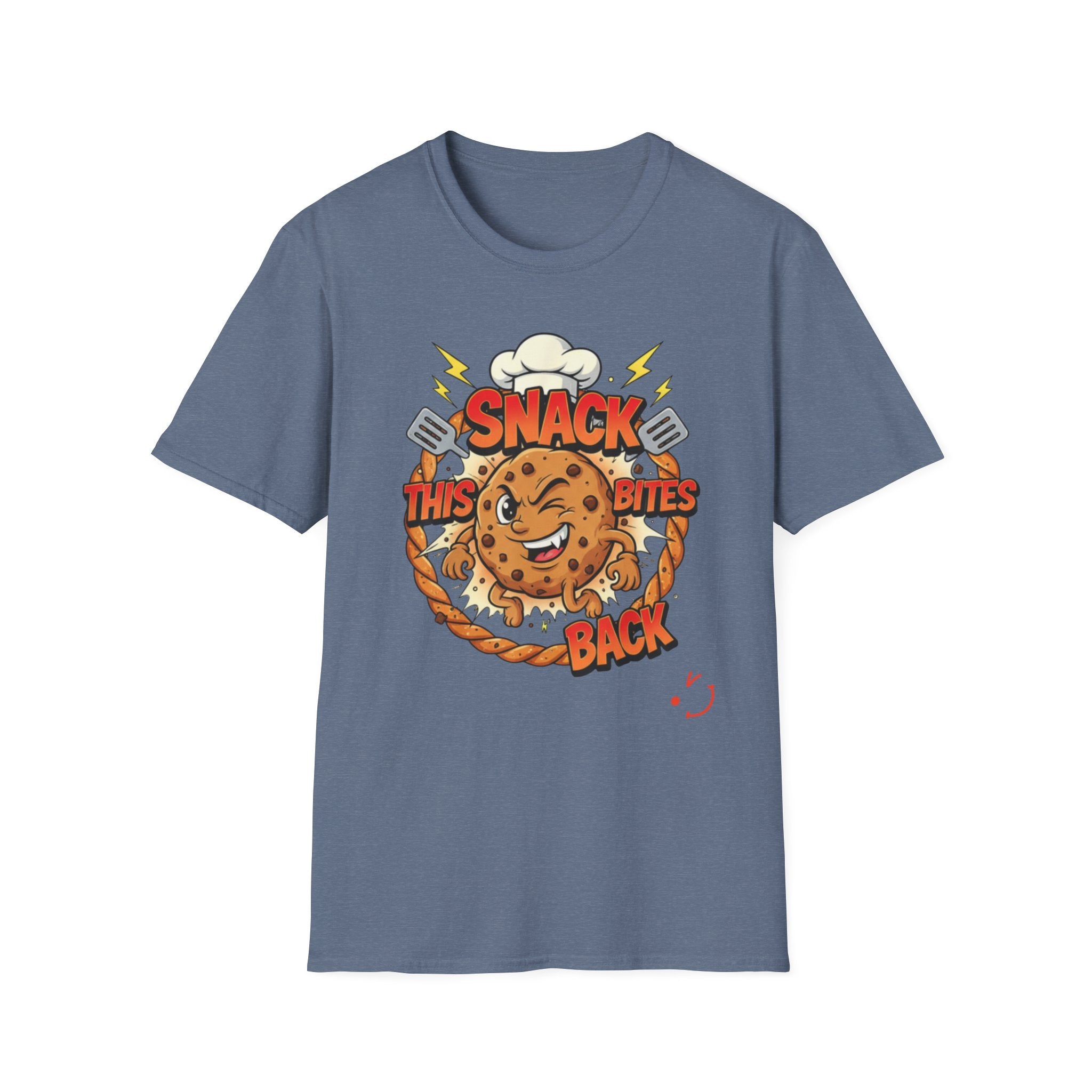 This Snack Bites Back T-Shirt — Funny Chef Graphic Tee