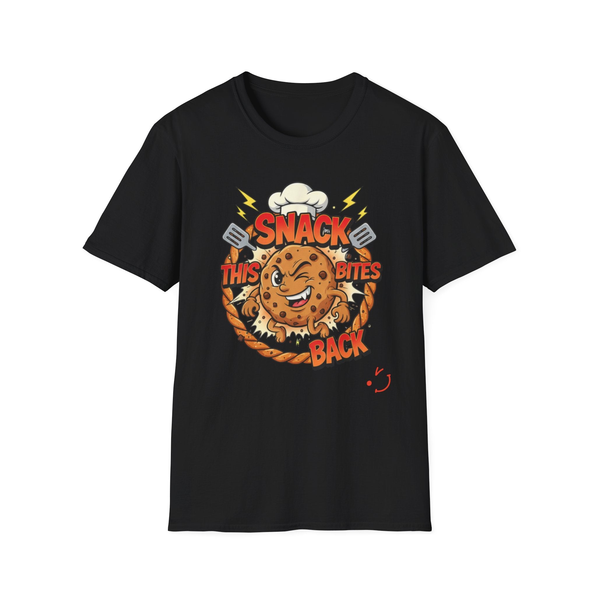 This Snack Bites Back T-Shirt — Funny Chef Graphic Tee