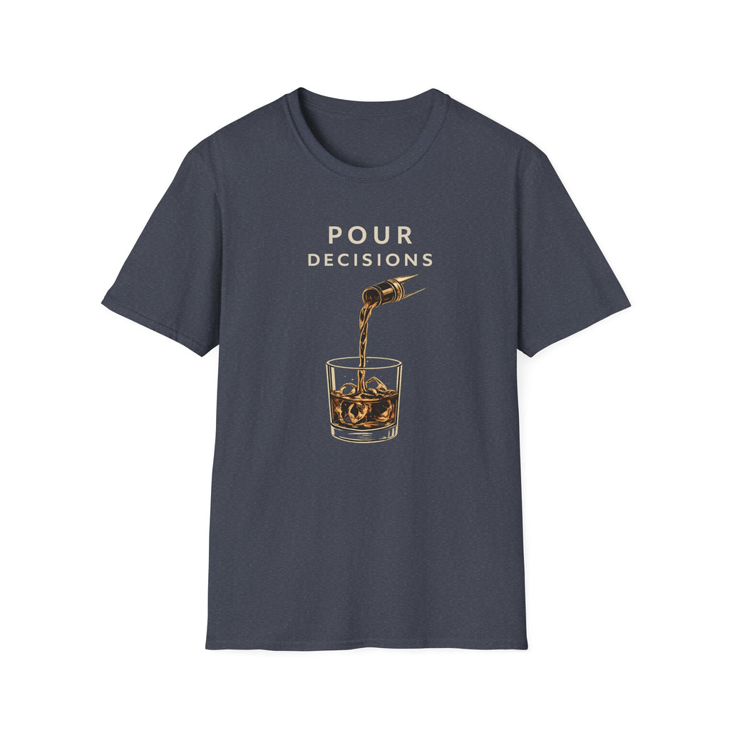 Pour Decisions Culinary Tshirt (Light) | Fun, Flirty, Risqué Cooking Shirt