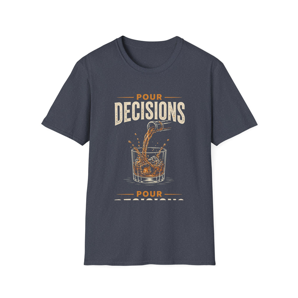 Pour Decisions Culinary T-Shirt (Dark) | Funny Flirty Cooking Tee