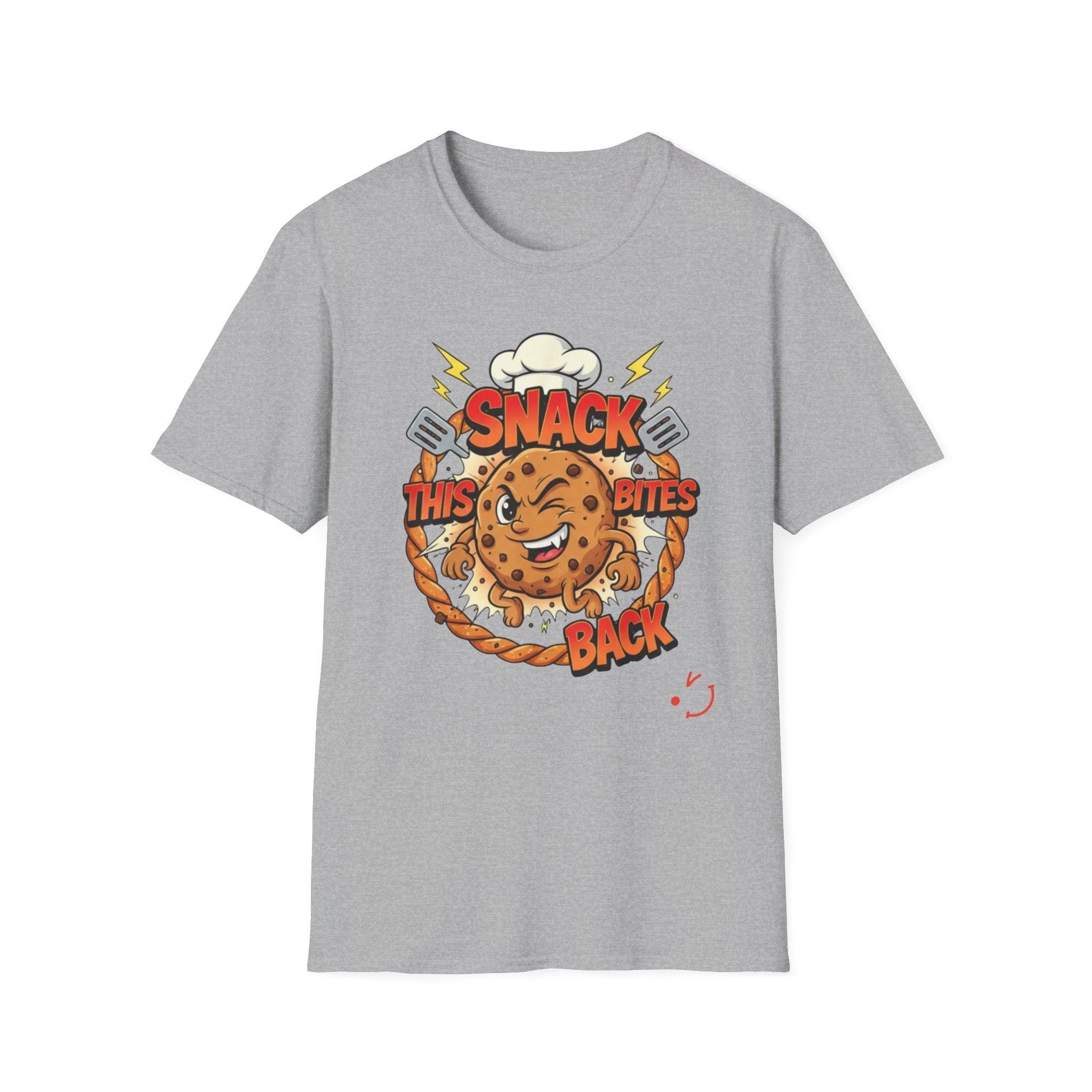 This Snack Bites Back T-Shirt — Funny Chef Graphic Tee