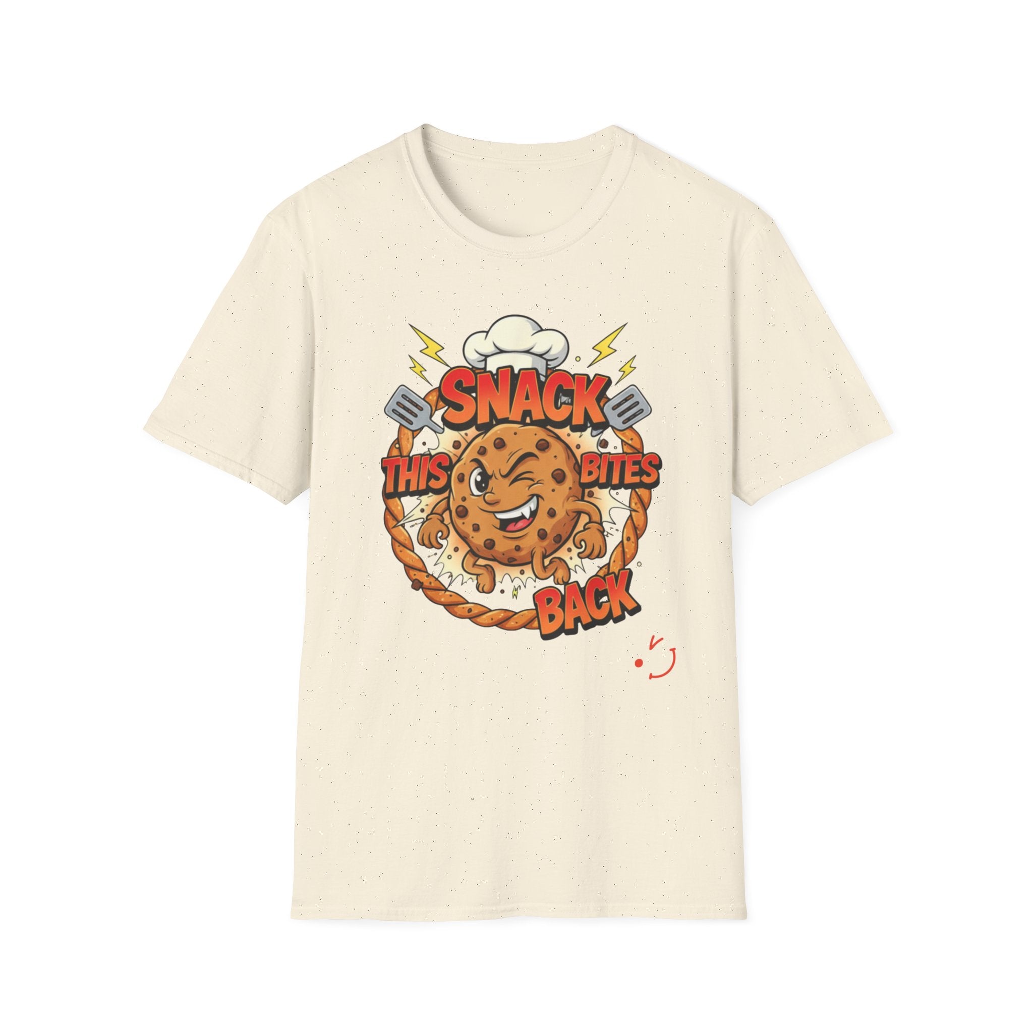 This Snack Bites Back T-Shirt — Funny Chef Graphic Tee
