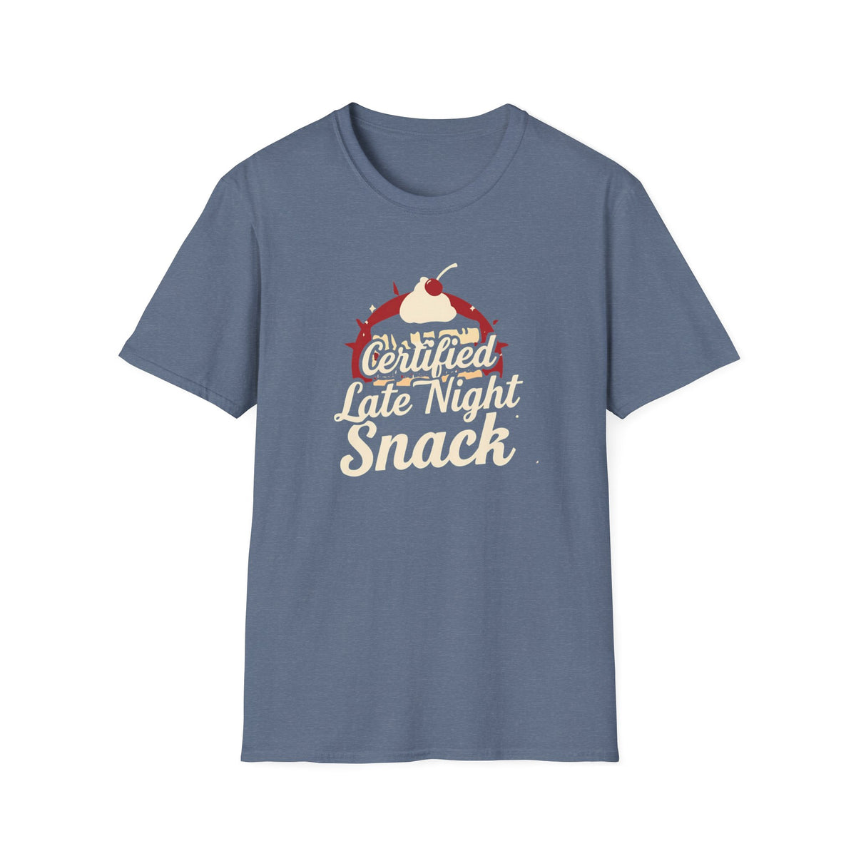 Certified Late Night Snack T-Shirt — Funny Chef Graphic Tee