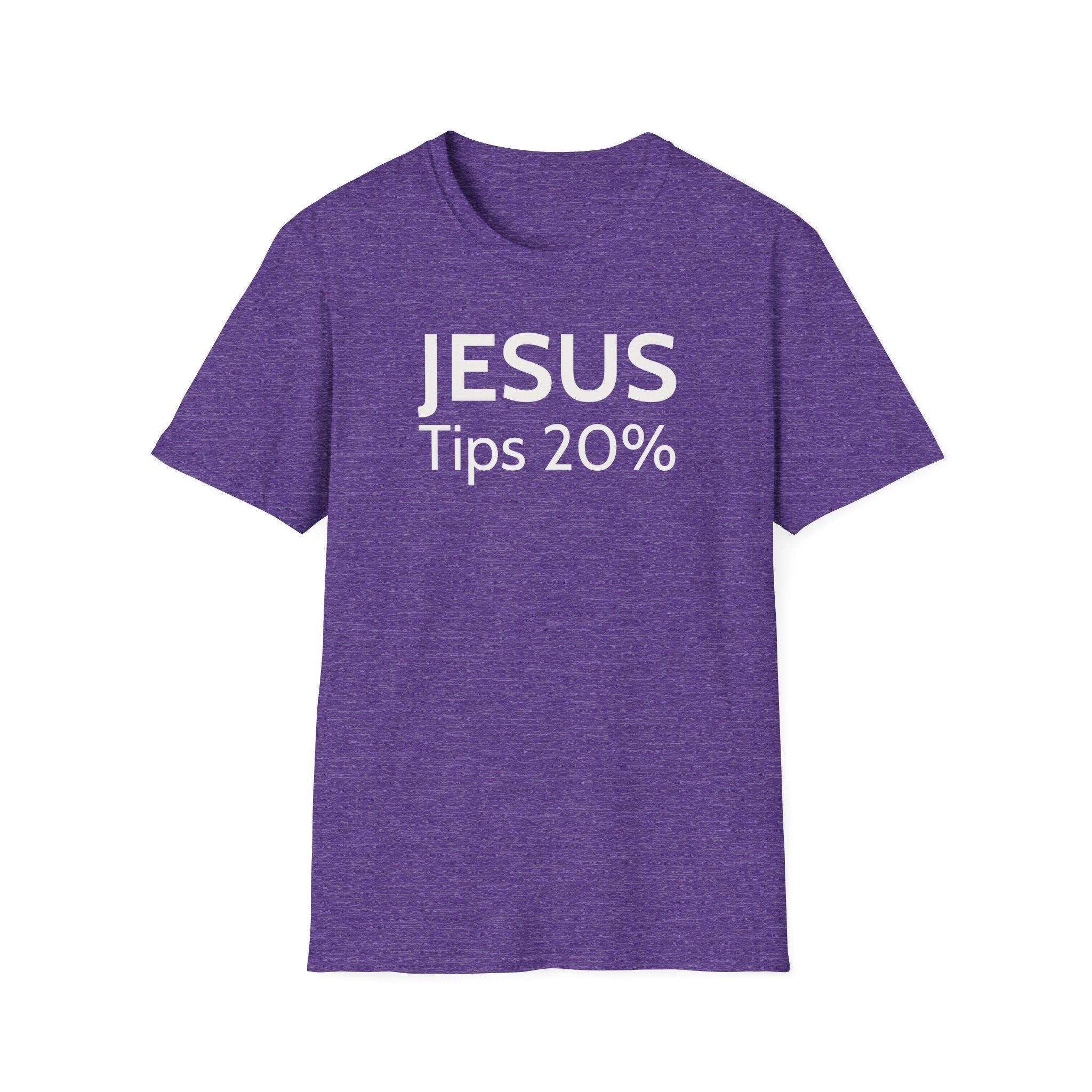 Jesus Tips 20% T-Shirt — Funny Chef Graphic Tee