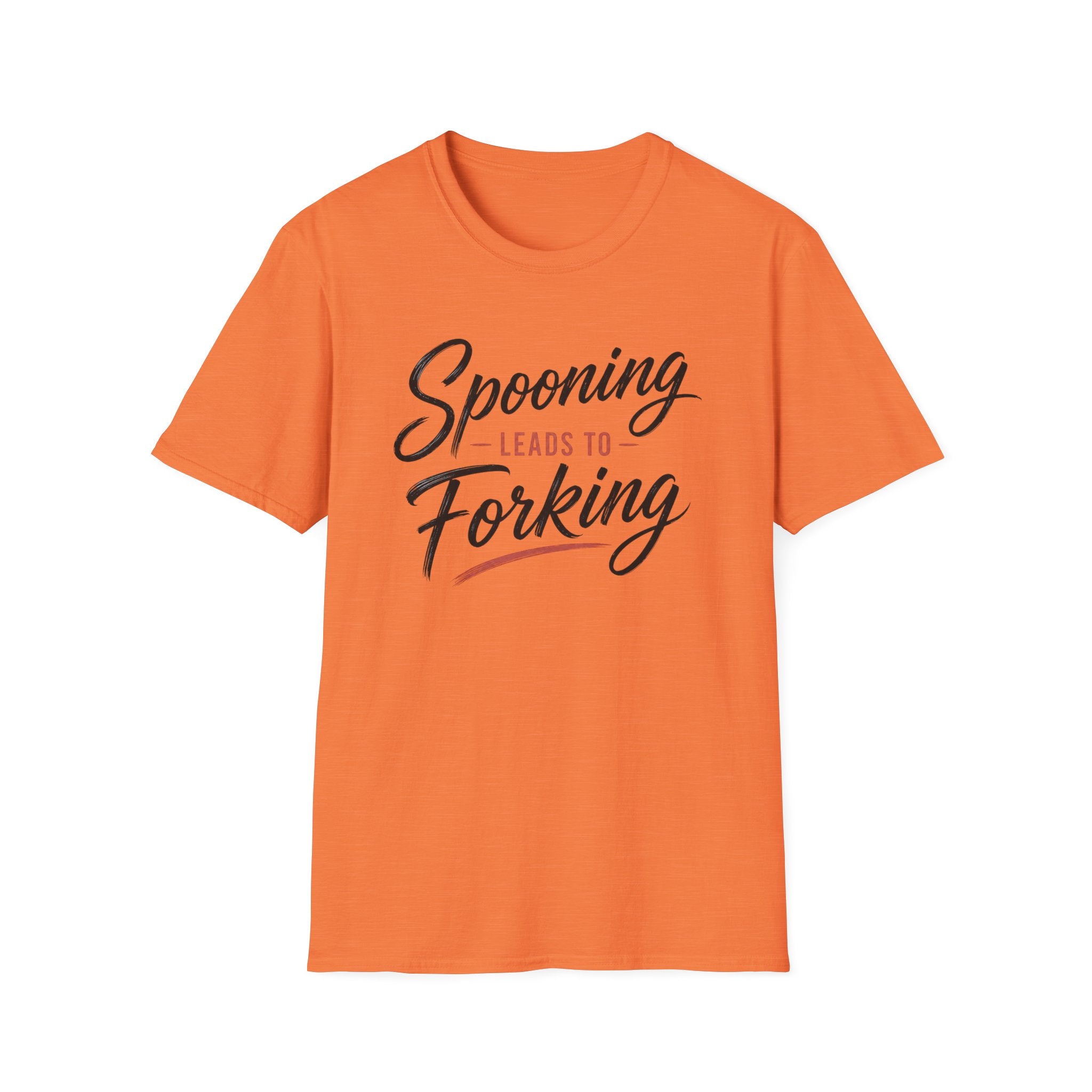 Spooning Leads To Forking T-Shirt (Dark) — Funny Chef Graphic Tee