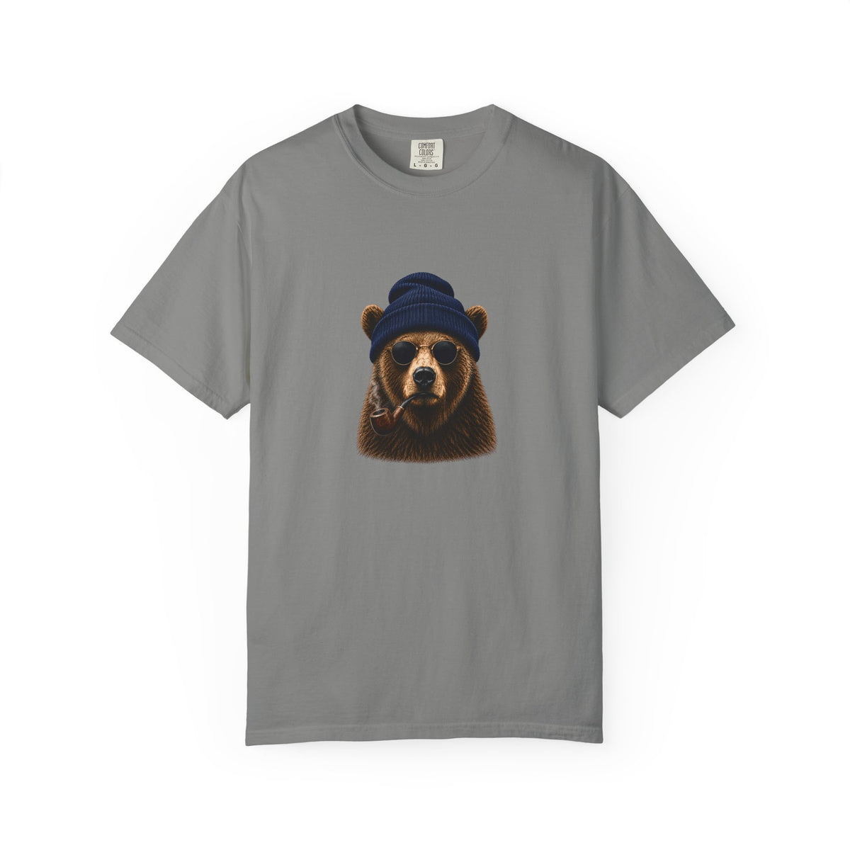 Animal T-Shirt - Bear Blue