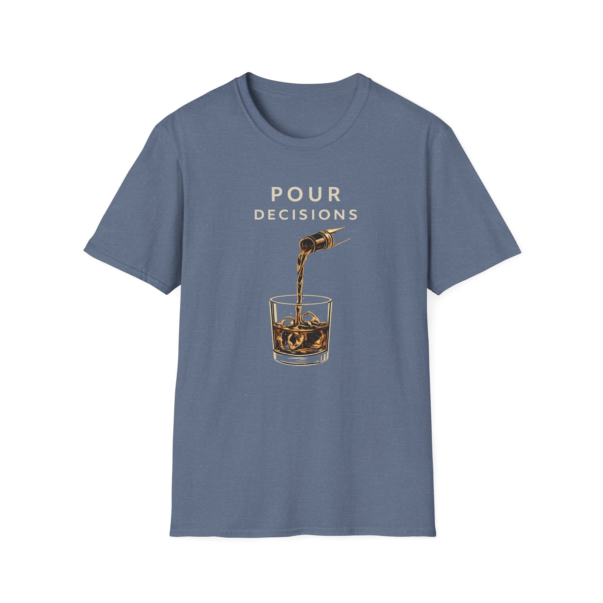 Pour Decisions Culinary Tshirt (Light) | Fun, Flirty, Risqué Cooking Shirt