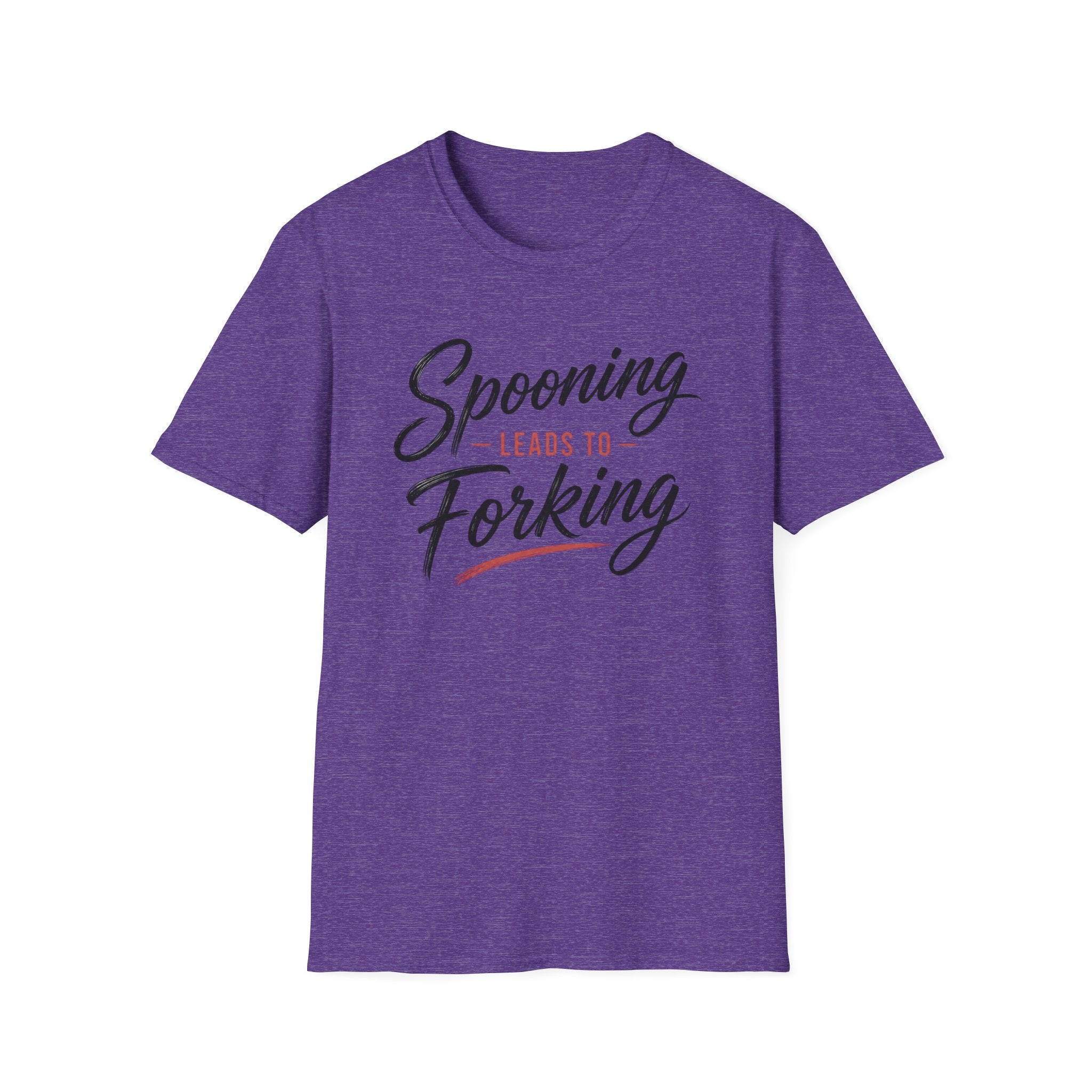 Spooning Leads To Forking T-Shirt (Dark) — Funny Chef Graphic Tee