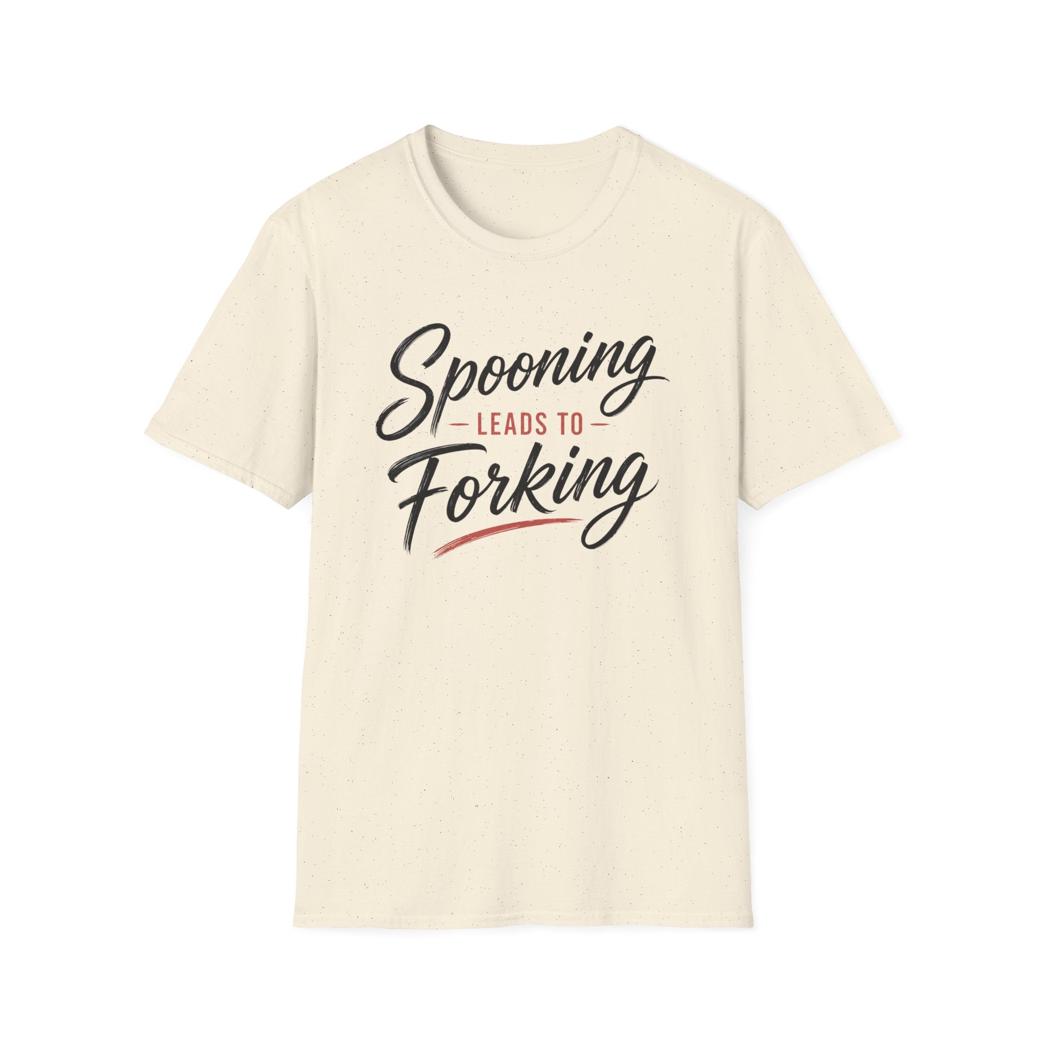 Spooning Leads To Forking T-Shirt (Dark) — Funny Chef Graphic Tee