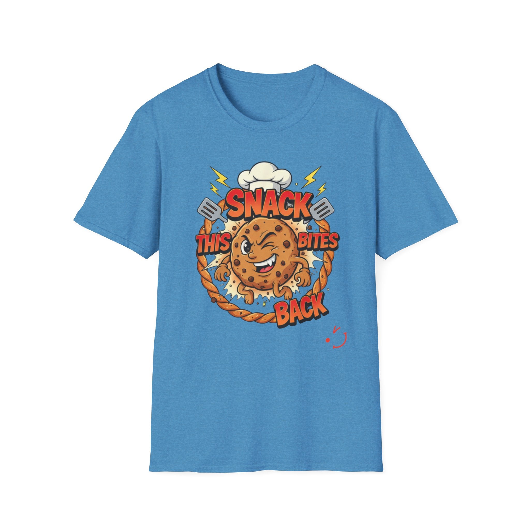 This Snack Bites Back T-Shirt — Funny Chef Graphic Tee