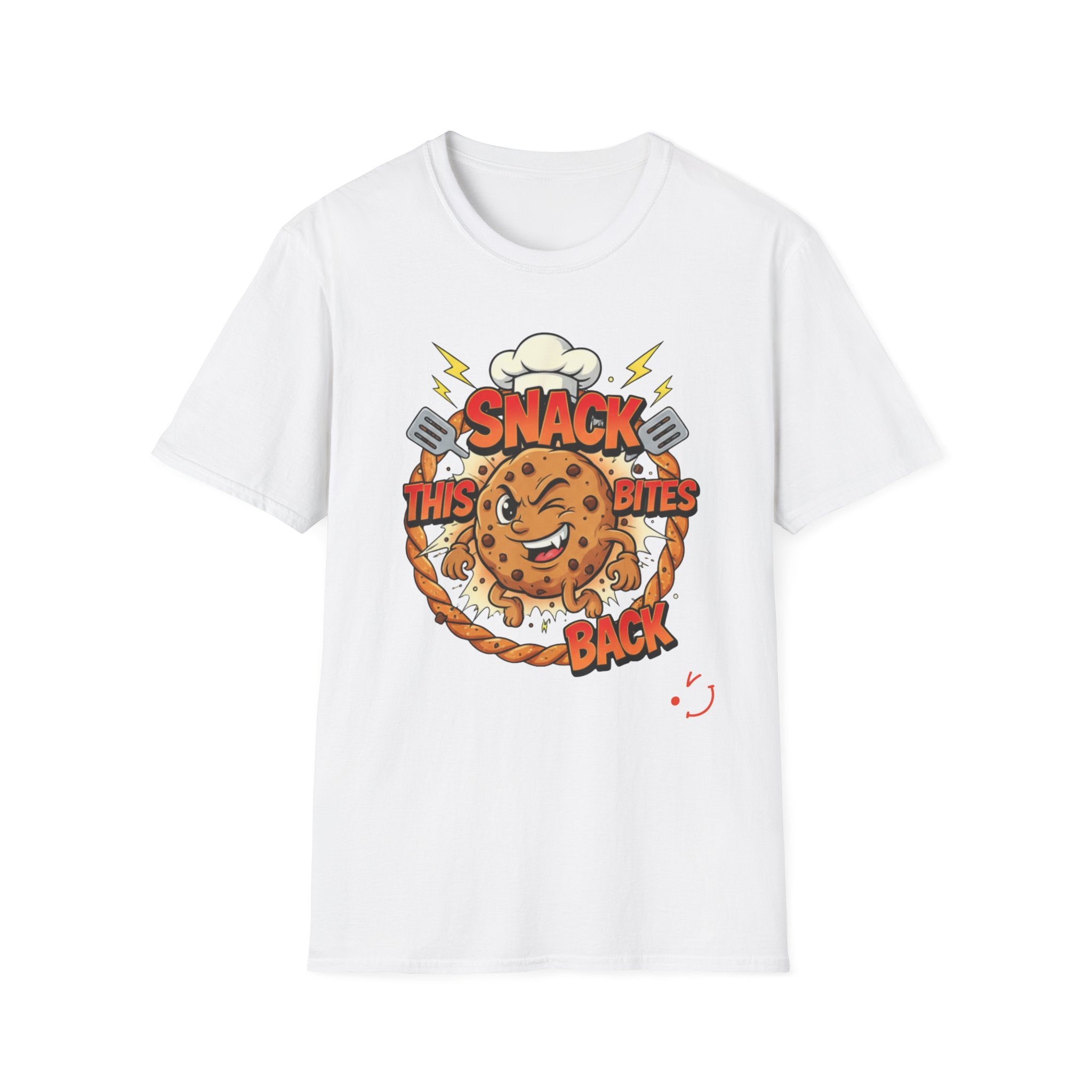 This Snack Bites Back T-Shirt — Funny Chef Graphic Tee