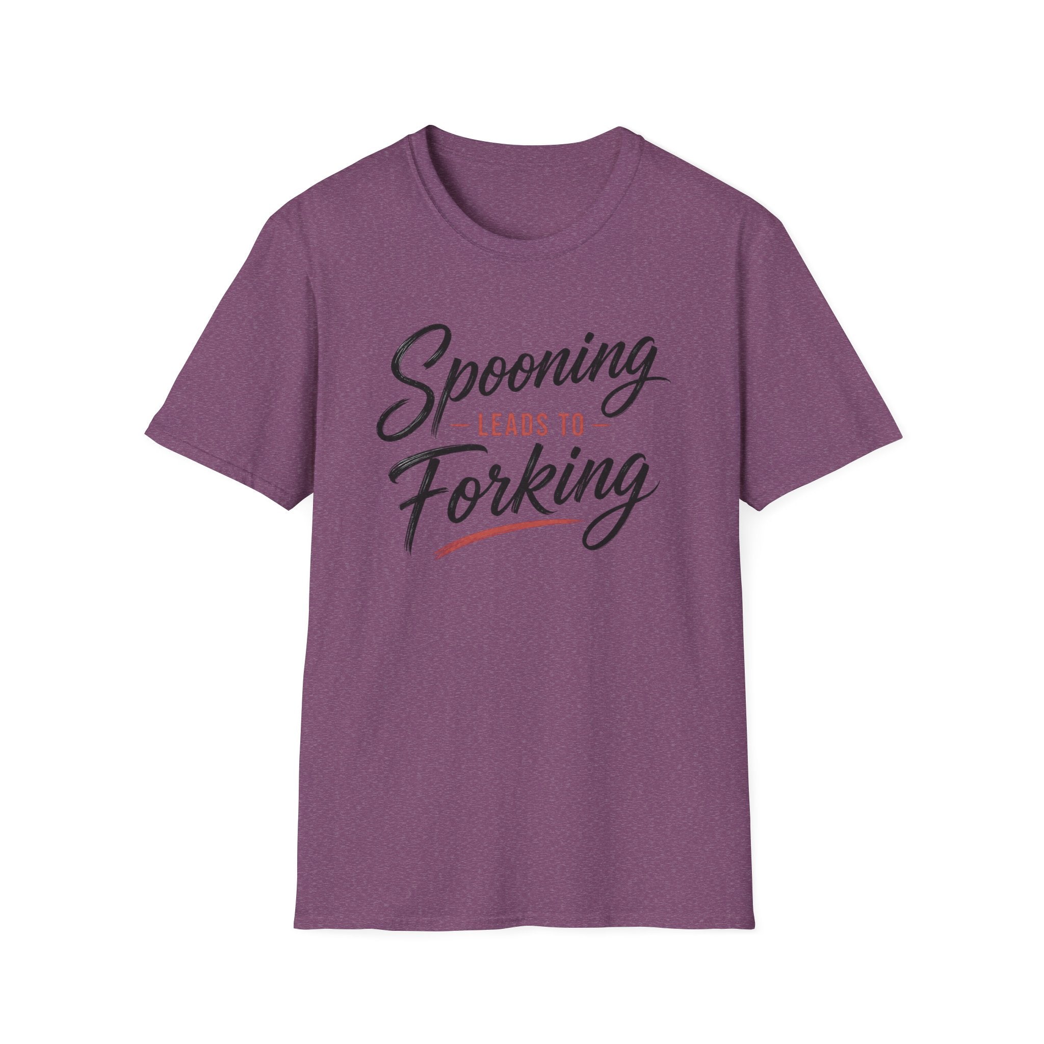 Spooning Leads To Forking T-Shirt (Dark) — Funny Chef Graphic Tee