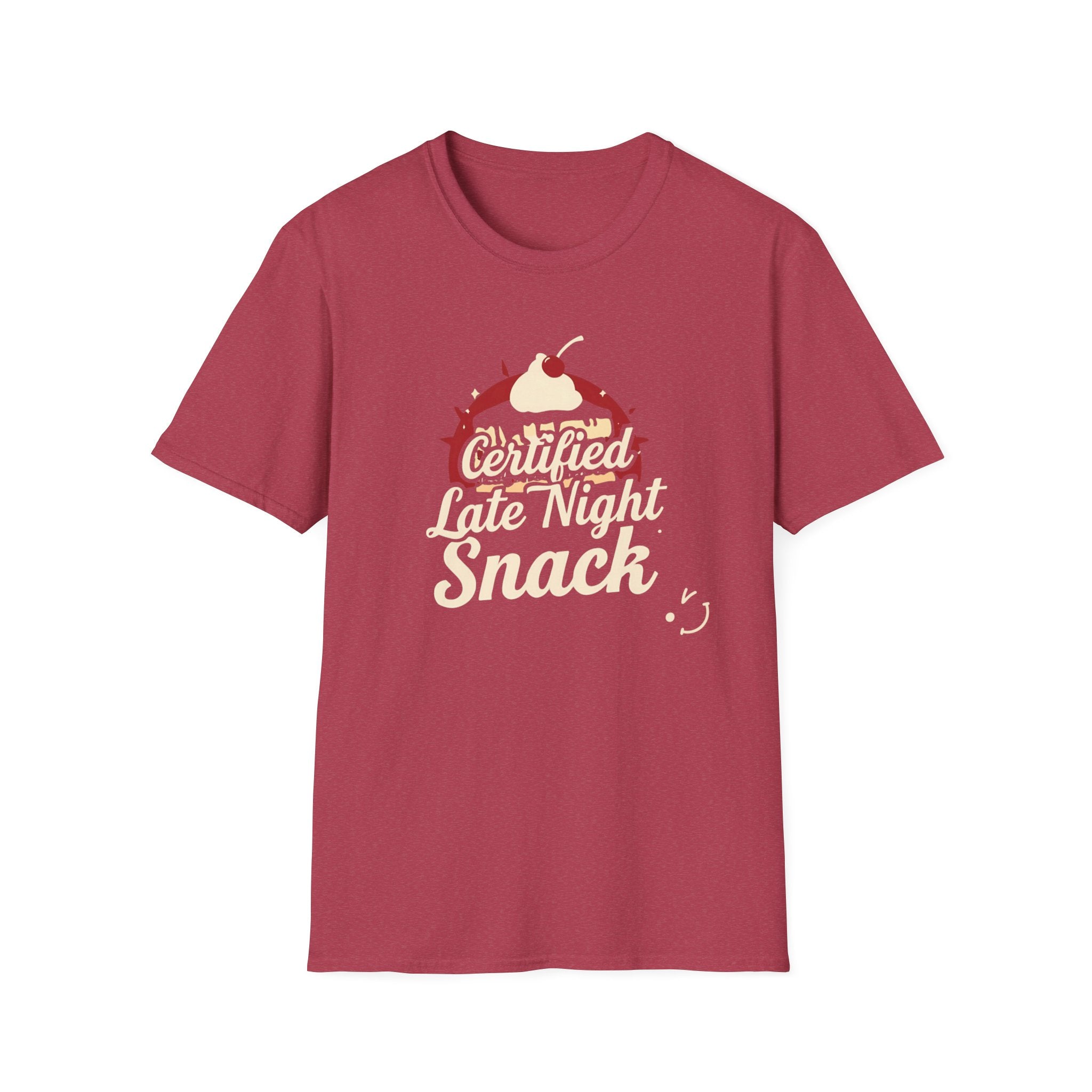 Certified Late Night Snack T-Shirt — Funny Chef Graphic Tee