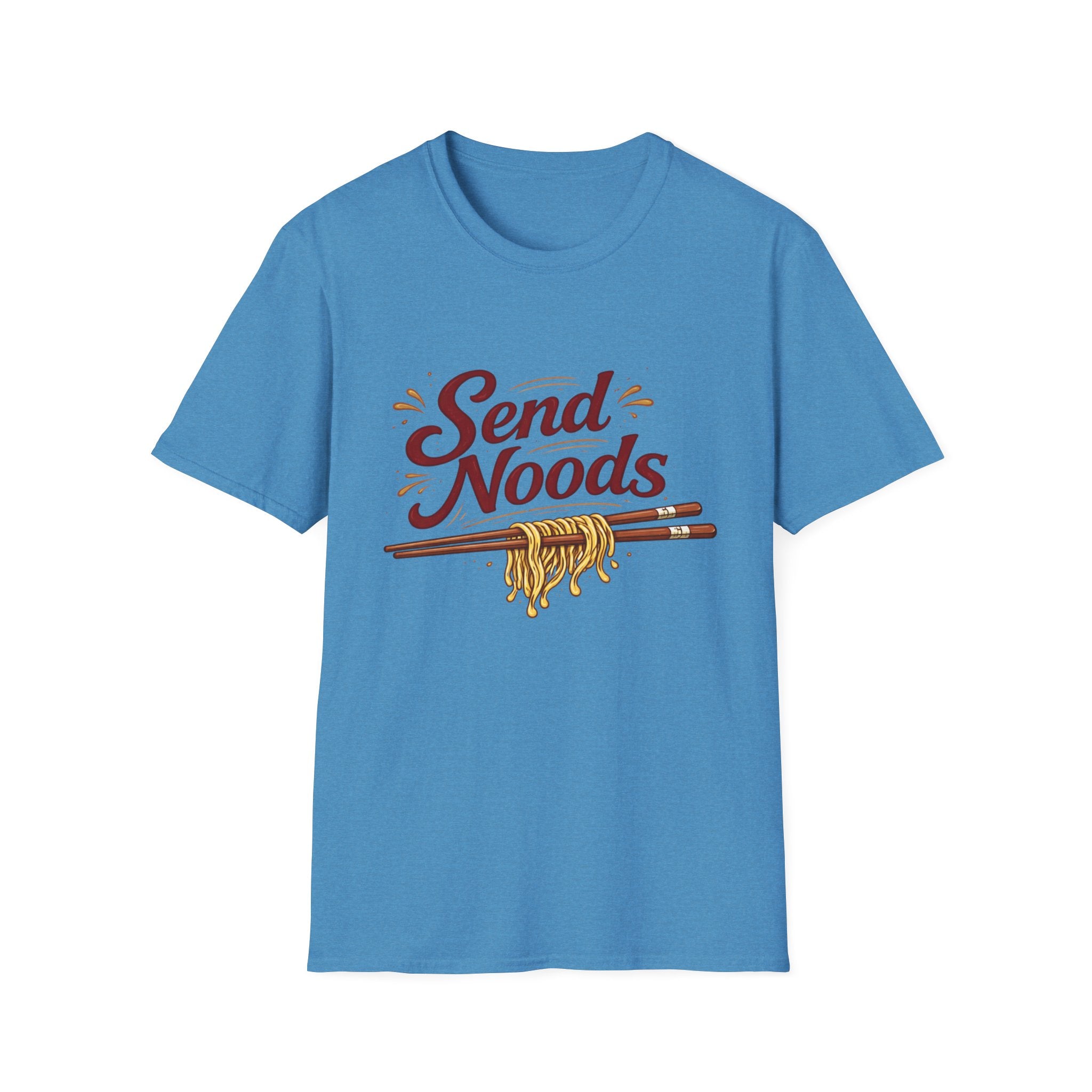 Send Noods (Light) T-Shirt | Dirty Spoon Culinart Design