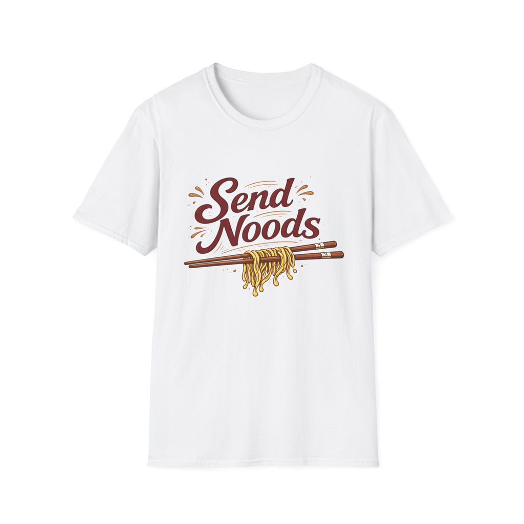 Send Noods (Light) T-Shirt | Dirty Spoon Culinart Design