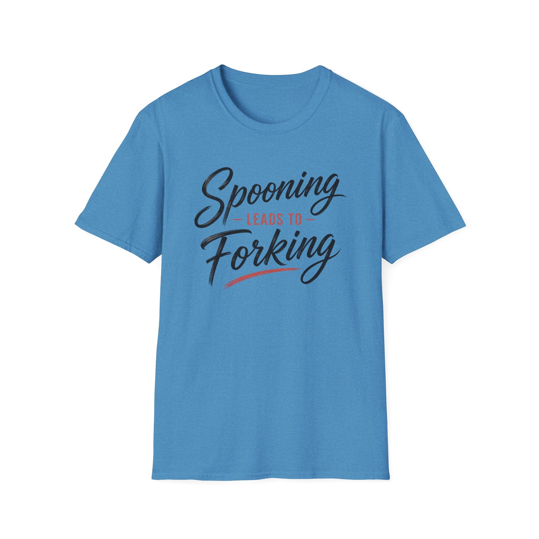 Spooning Leads To Forking T-Shirt (Dark) — Funny Chef Graphic Tee