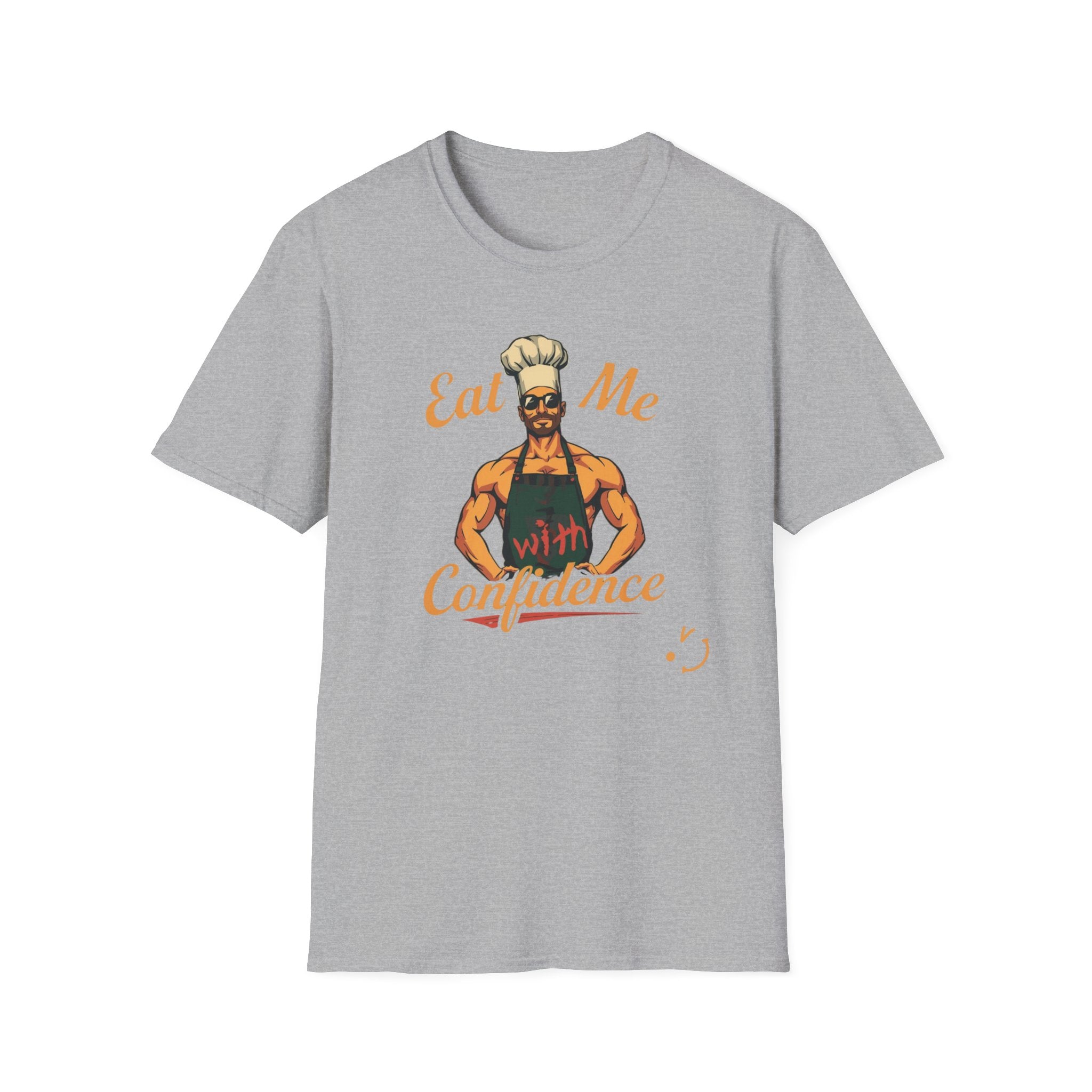 Eat Me With Confidence T-Shirt — Funny Chef Graphic Tee