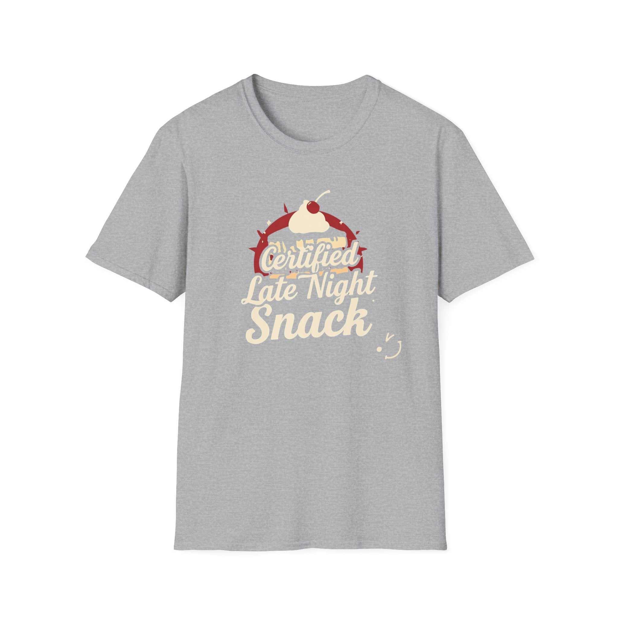 Certified Late Night Snack T-Shirt — Funny Chef Graphic Tee