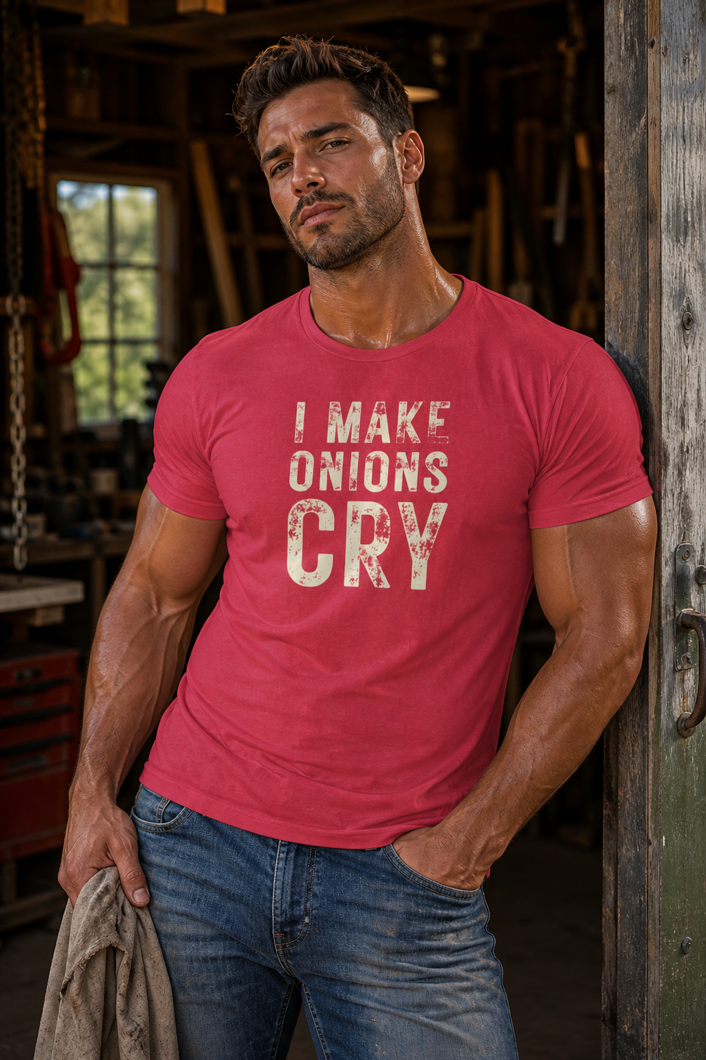 I Make Onions Cry T-Shirt — Funny Chef Graphic Tee