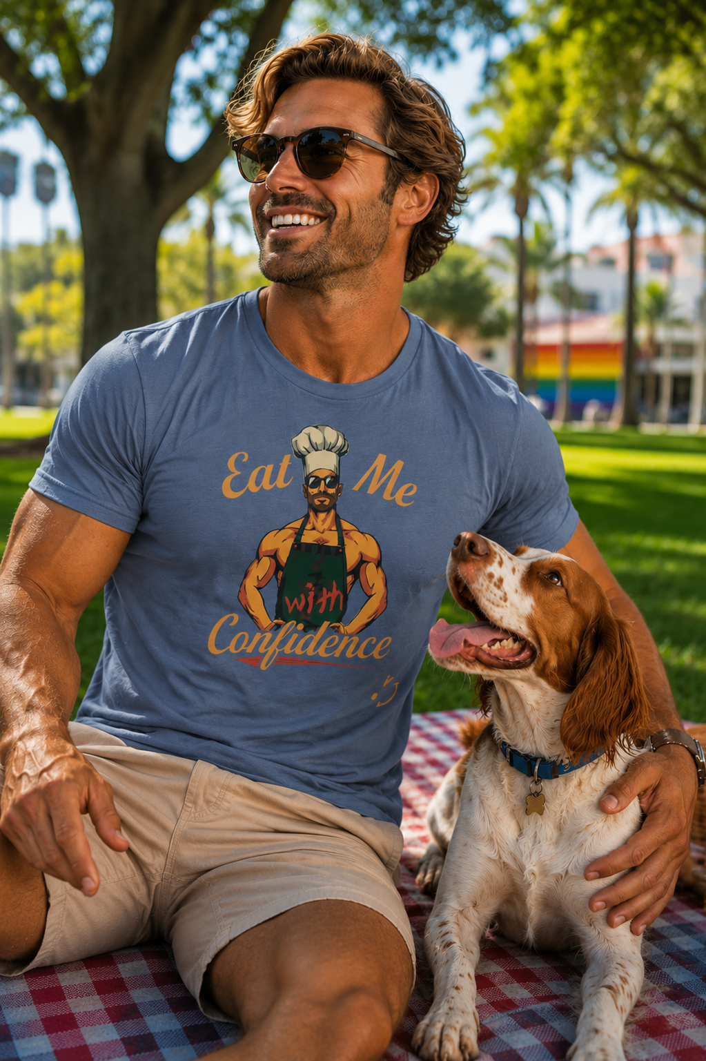 Eat Me With Confidence T-Shirt — Funny Chef Graphic Tee