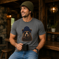 Animal T-Shirt - Bear Blue