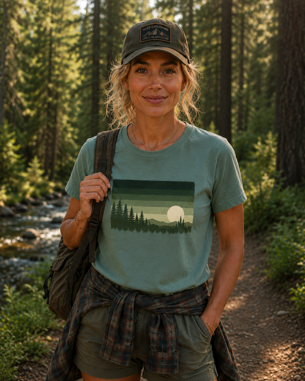 Nature Vintage T-Shirt  - Forest - Green