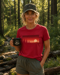 Nature Vintage T-Shirt - Forest - Red