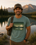 Nature Vintage T-Shirt  - Lake - Green