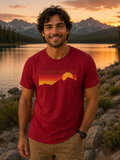 Nature Vintage T-Shirt - Horizon - Red