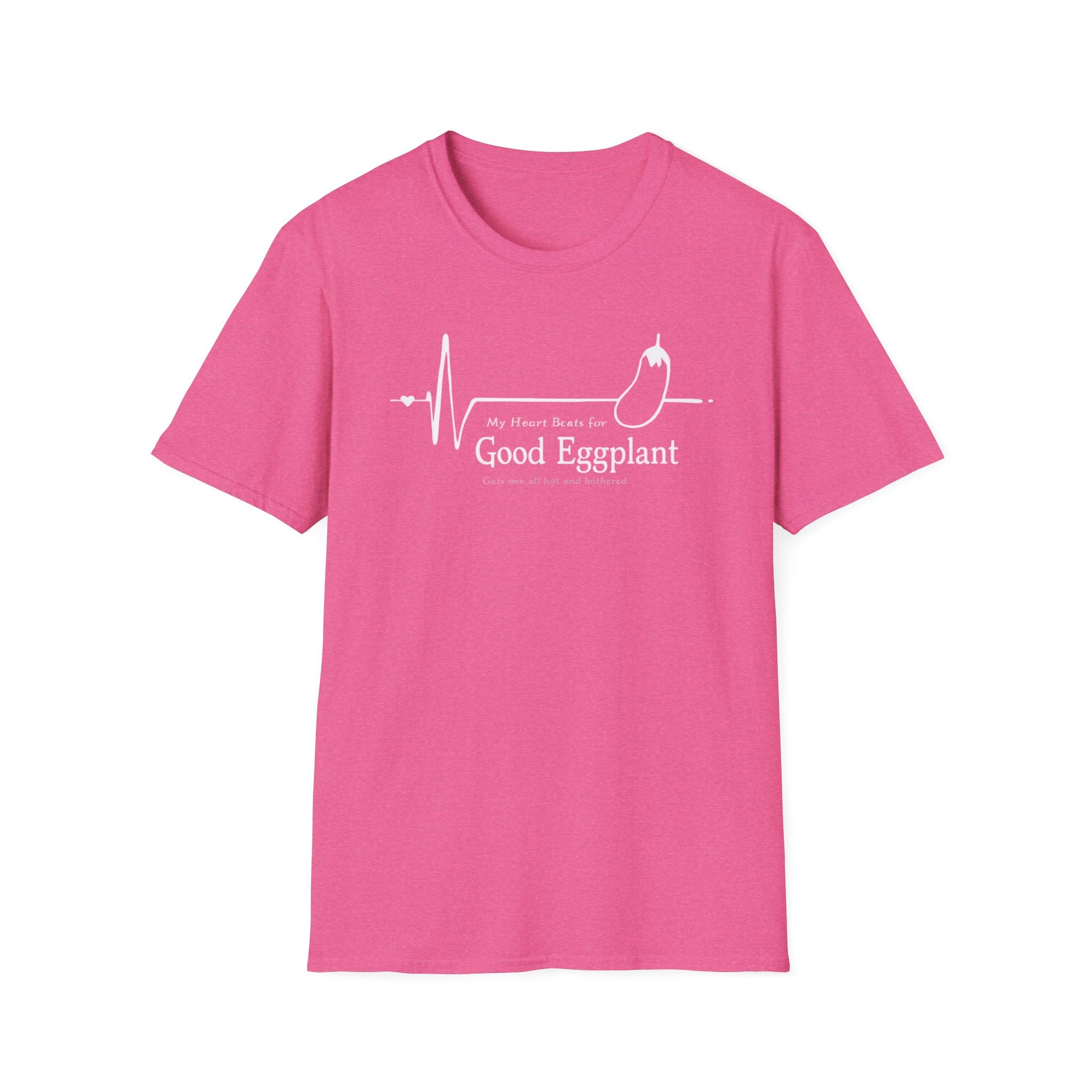 My Heart Beats For Good Eggplant T-Shirt — Funny Chef Graphic Tee