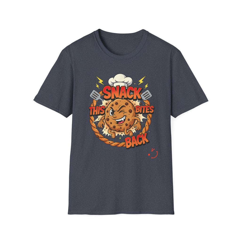 This Snack Bites Back T-Shirt — Funny Chef Graphic Tee
