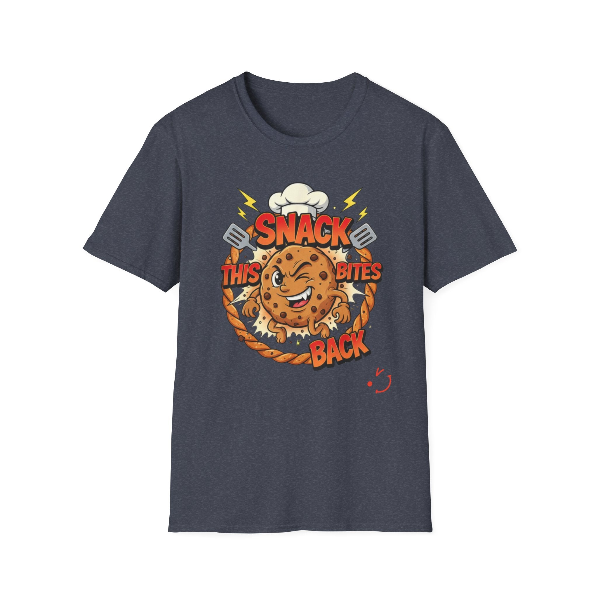 This Snack Bites Back T-Shirt — Funny Chef Graphic Tee