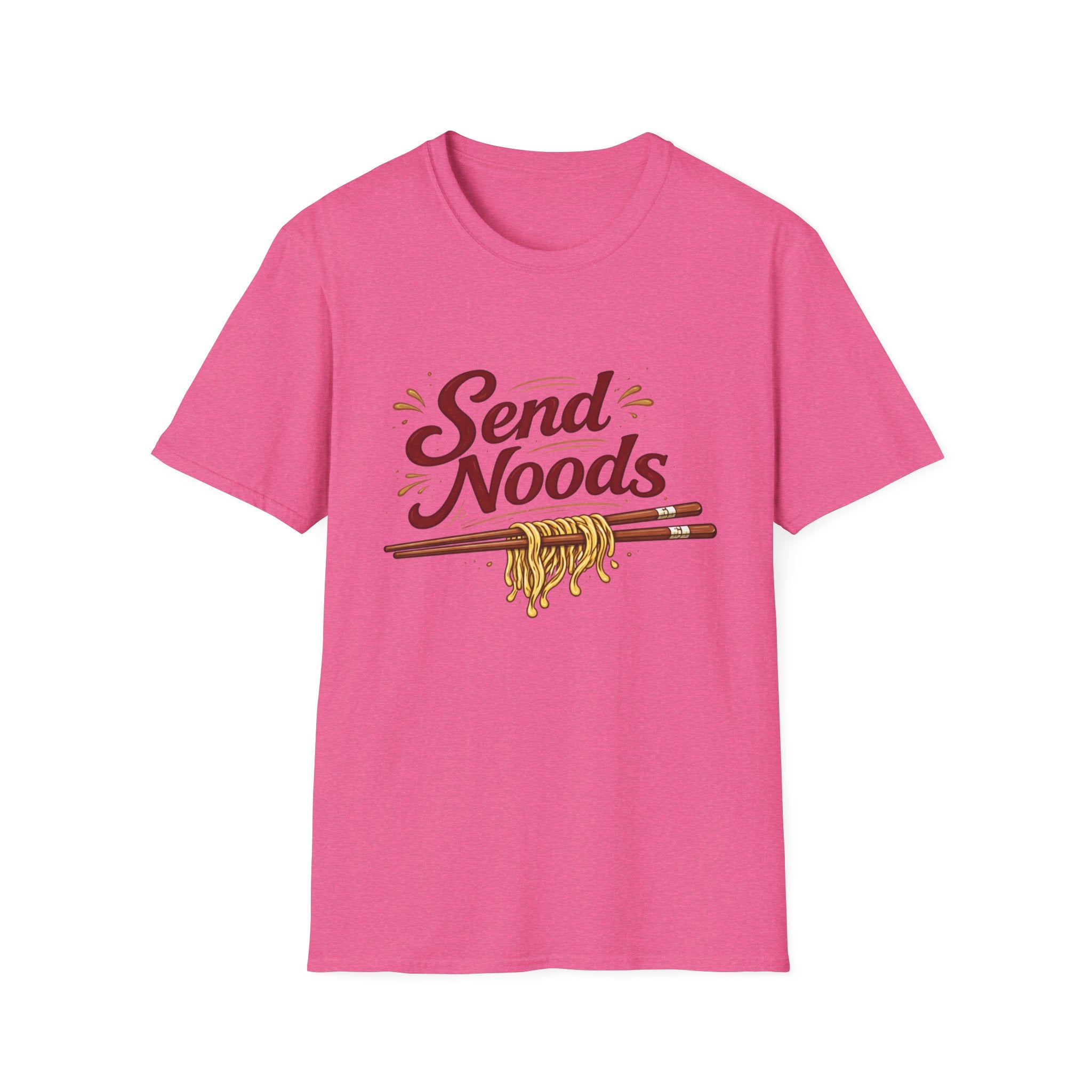 Send Noods (Light) T-Shirt | Dirty Spoon Culinart Design