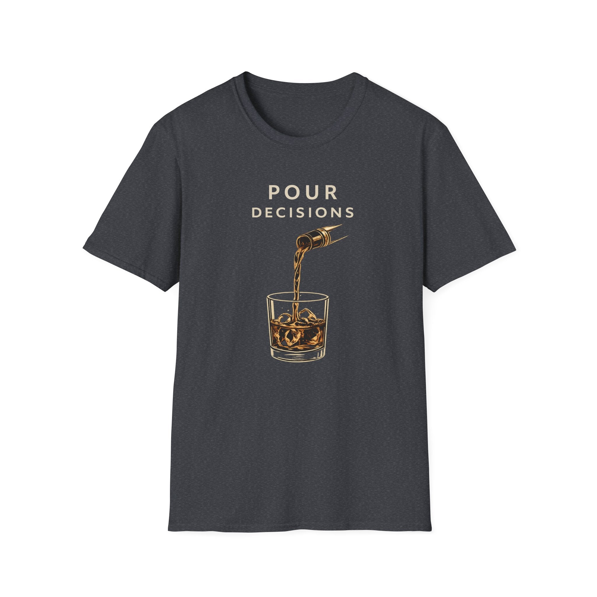 Pour Decisions Culinary Tshirt (Light) | Fun, Flirty, Risqué Cooking Shirt