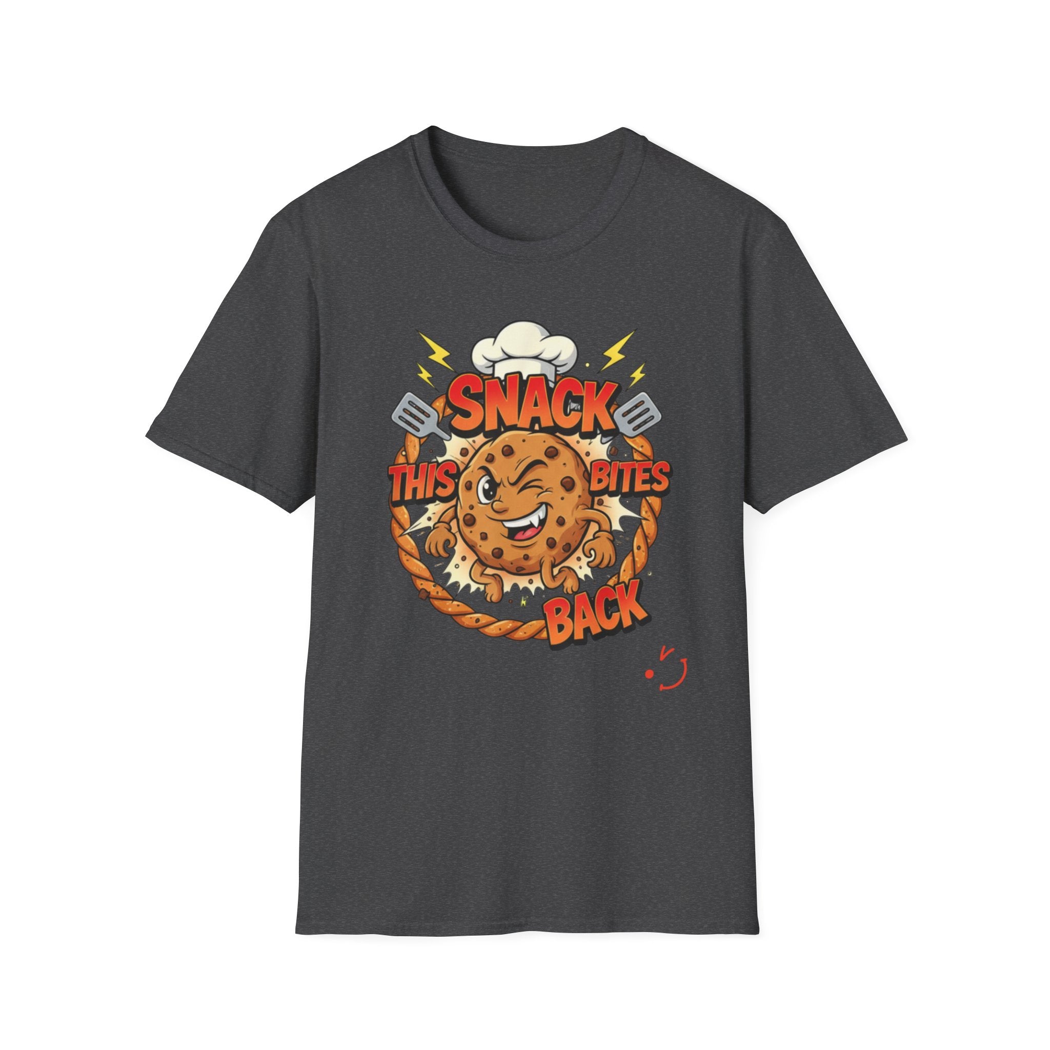 This Snack Bites Back T-Shirt — Funny Chef Graphic Tee