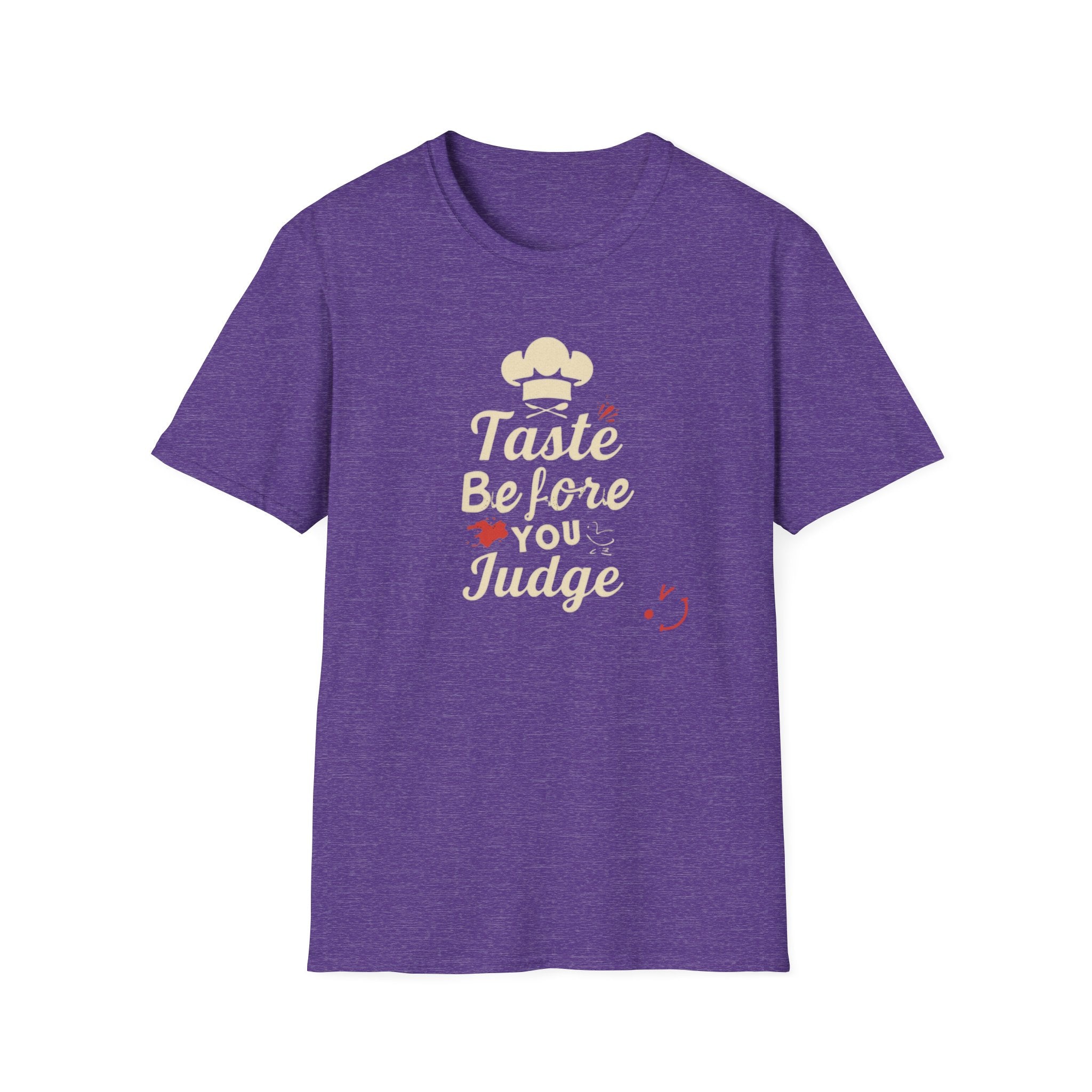 Taste Before You Judge T-Shirt — Funny Chef Graphic Tee