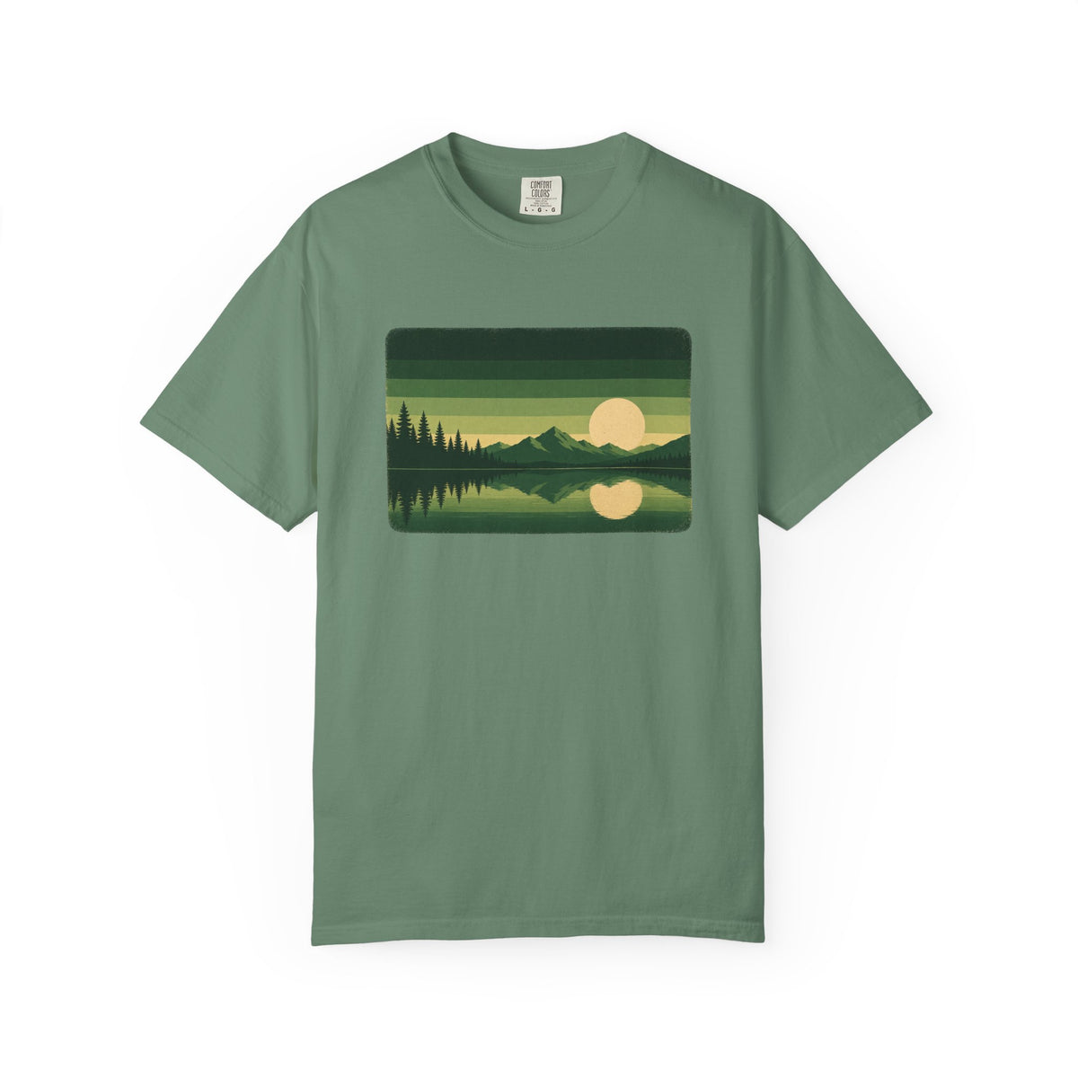 Nature Vintage T-Shirt  - Lake - Green