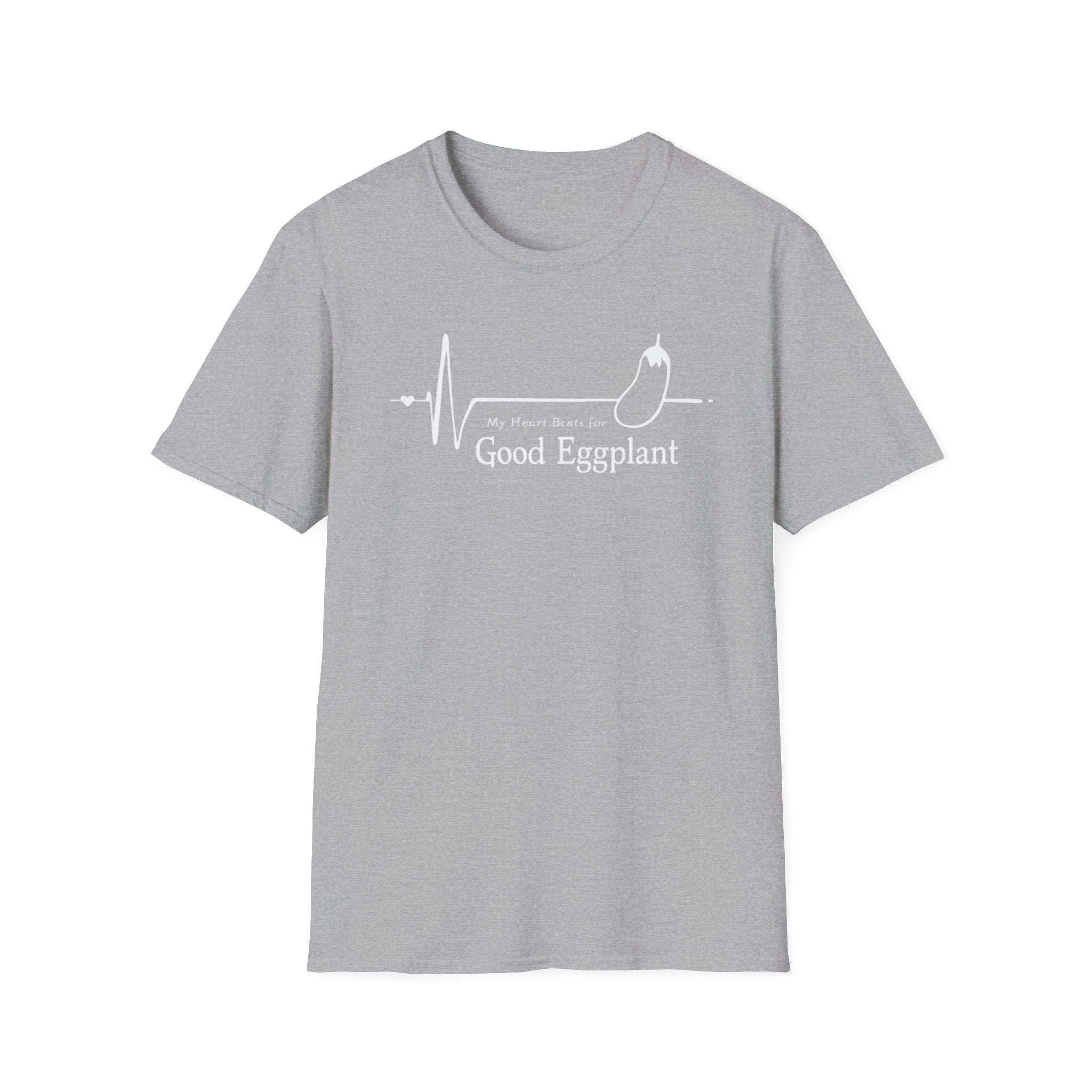 My Heart Beats For Good Eggplant T-Shirt — Funny Chef Graphic Tee