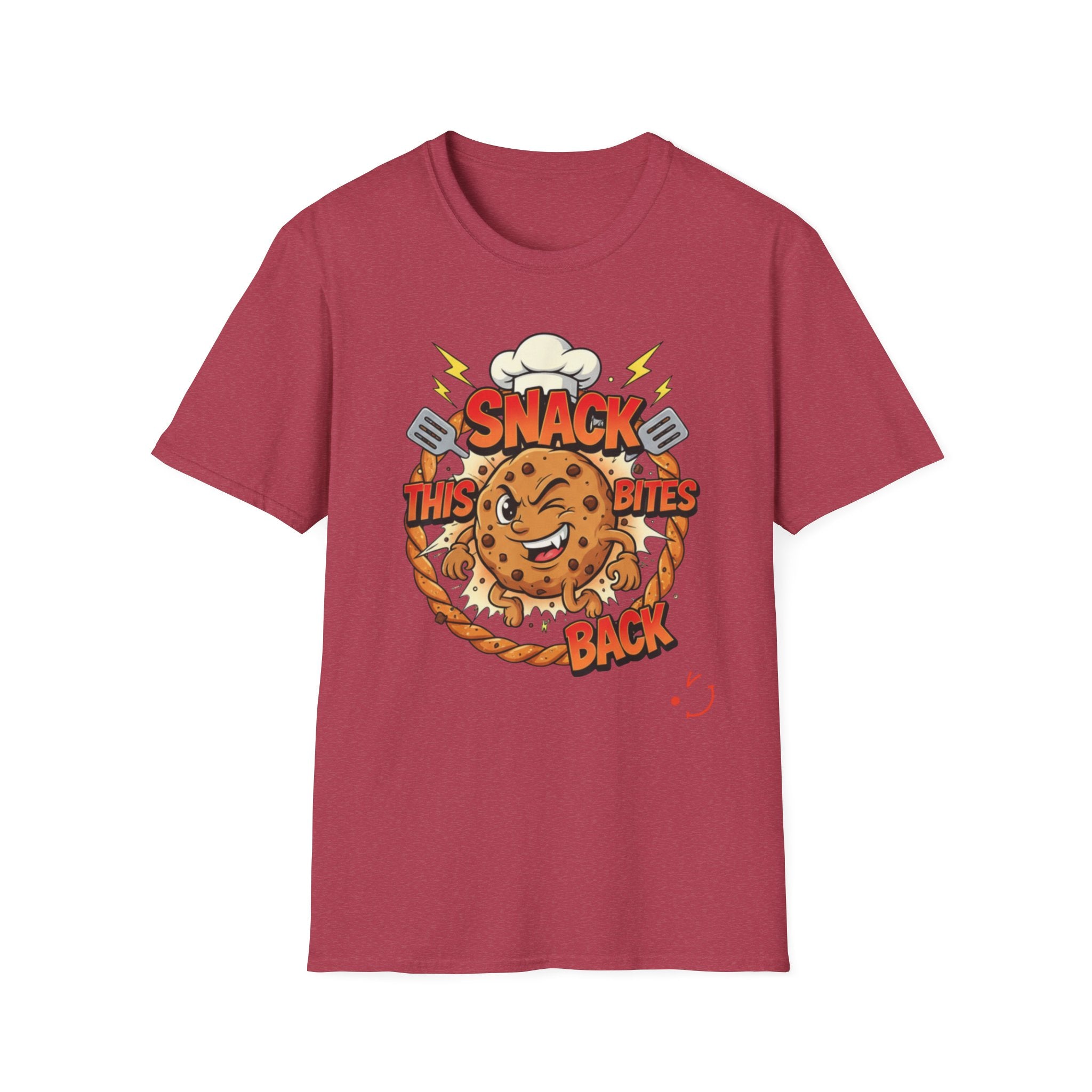 This Snack Bites Back T-Shirt — Funny Chef Graphic Tee