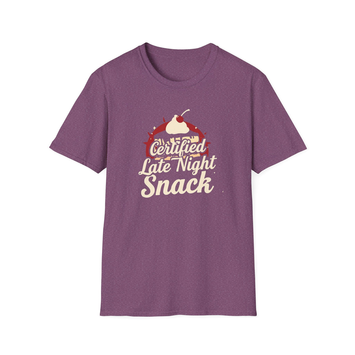 Certified Late Night Snack T-Shirt — Funny Chef Graphic Tee