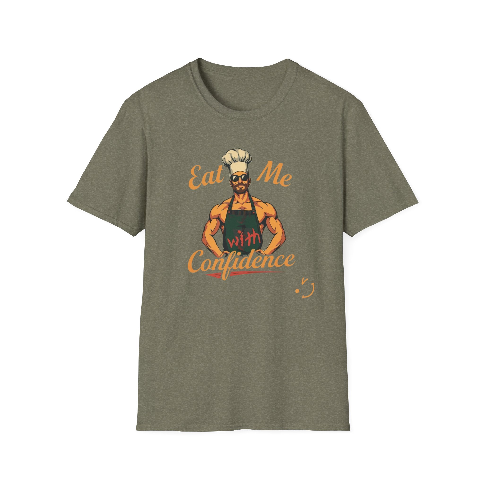 Eat Me With Confidence T-Shirt — Funny Chef Graphic Tee