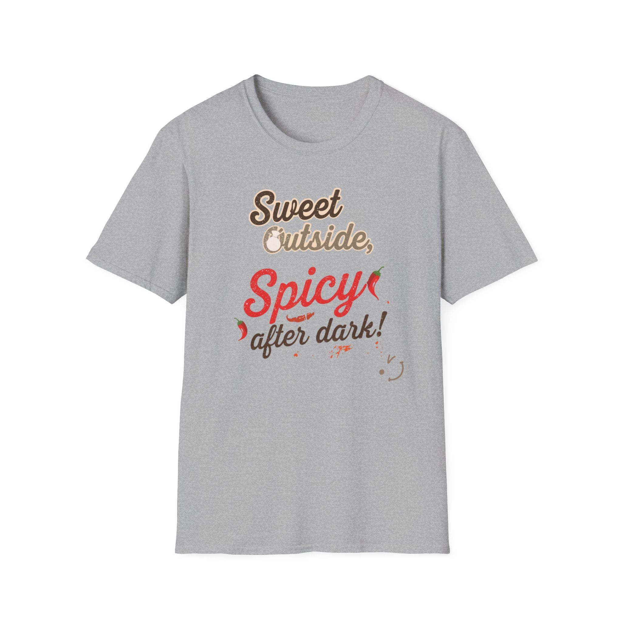 Sweet Outside Spicy After Dark T-Shirt — Funny Chef Graphic Tee