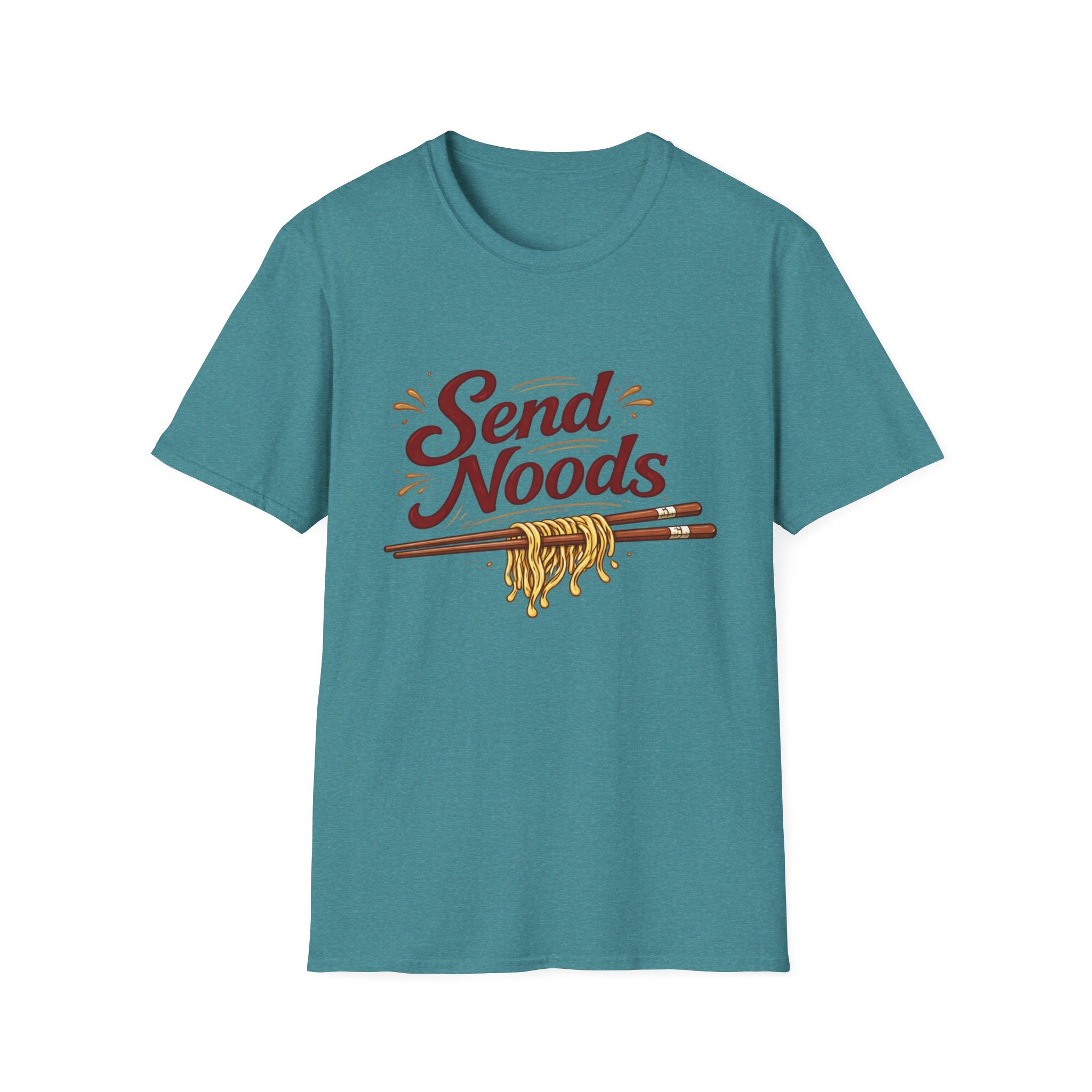 Send Noods (Light) T-Shirt | Dirty Spoon Culinart Design