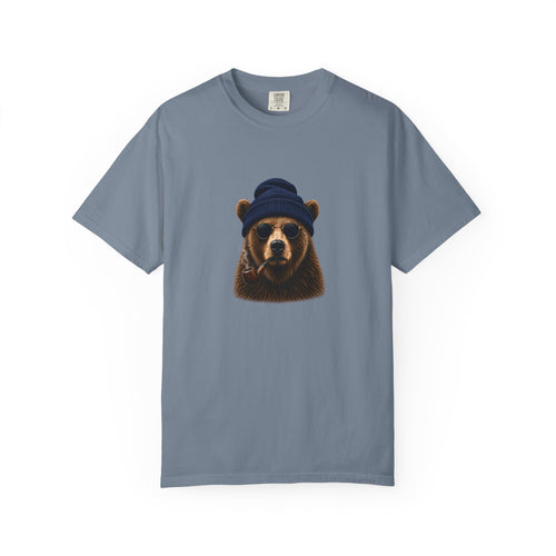 Animal T-Shirt - Bear Blue