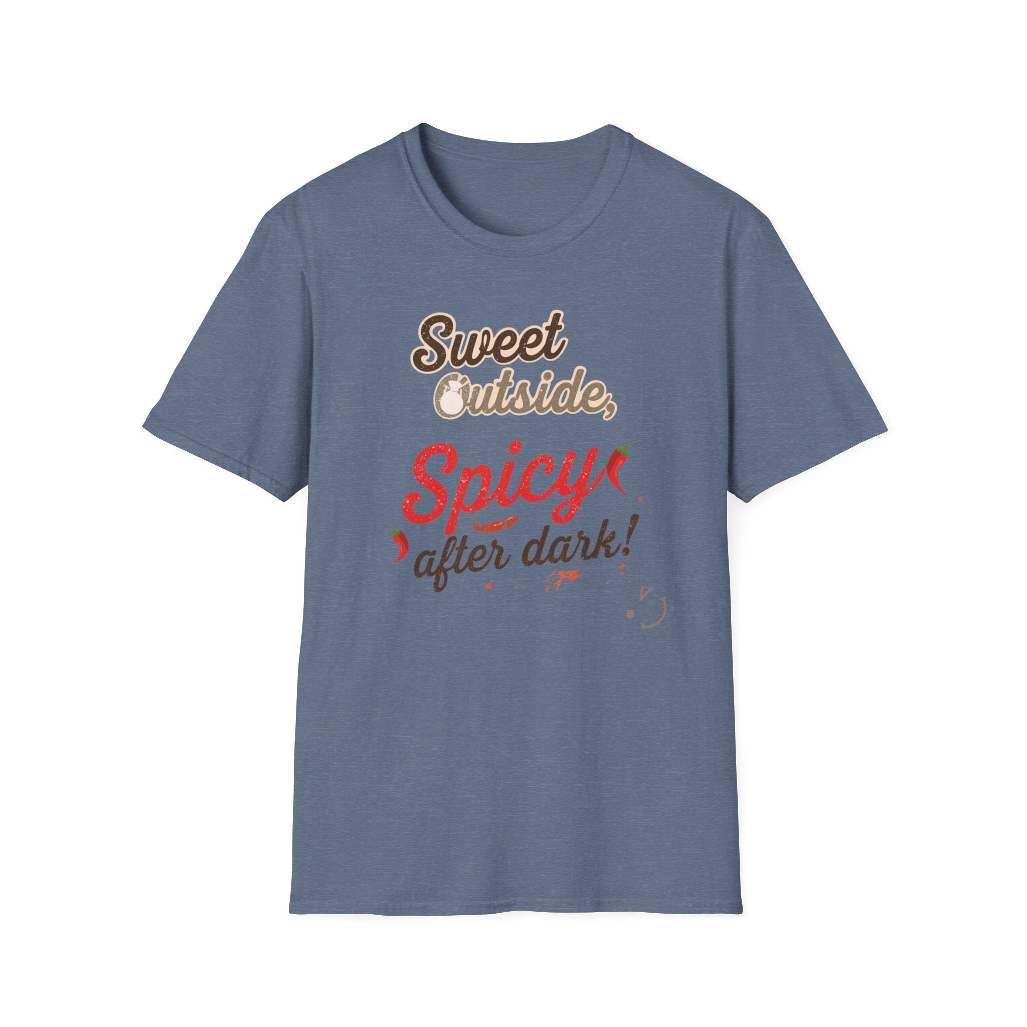 Sweet Outside Spicy After Dark T-Shirt — Funny Chef Graphic Tee