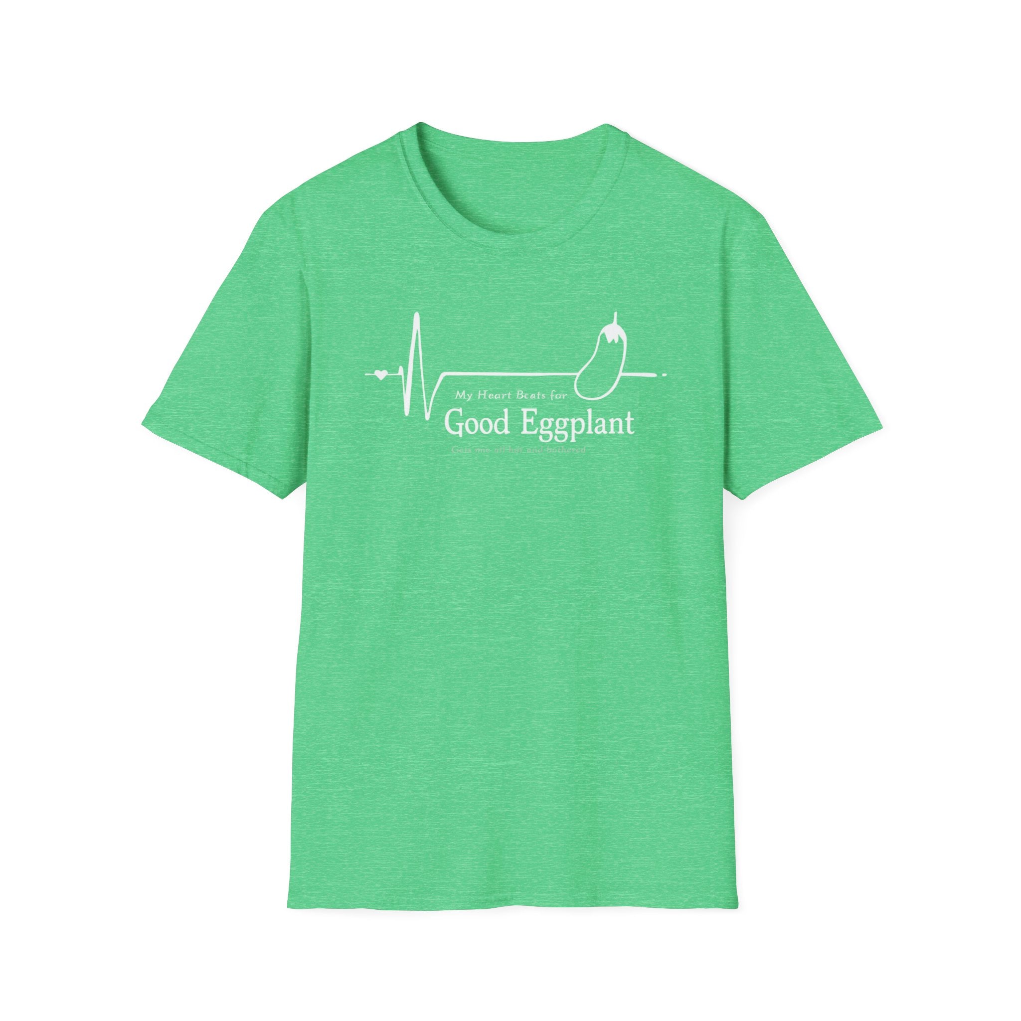 My Heart Beats For Good Eggplant T-Shirt — Funny Chef Graphic Tee