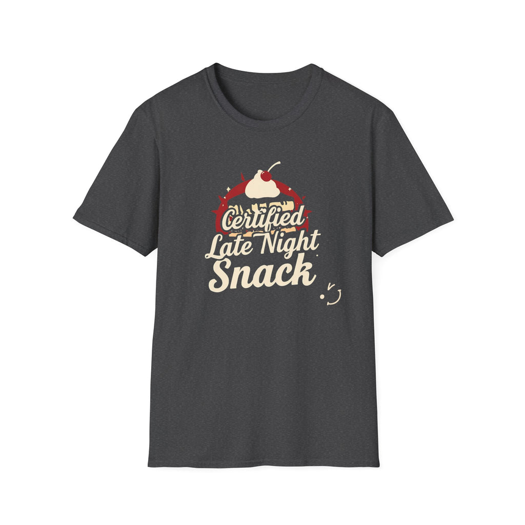 Certified Late Night Snack T-Shirt — Funny Chef Graphic Tee