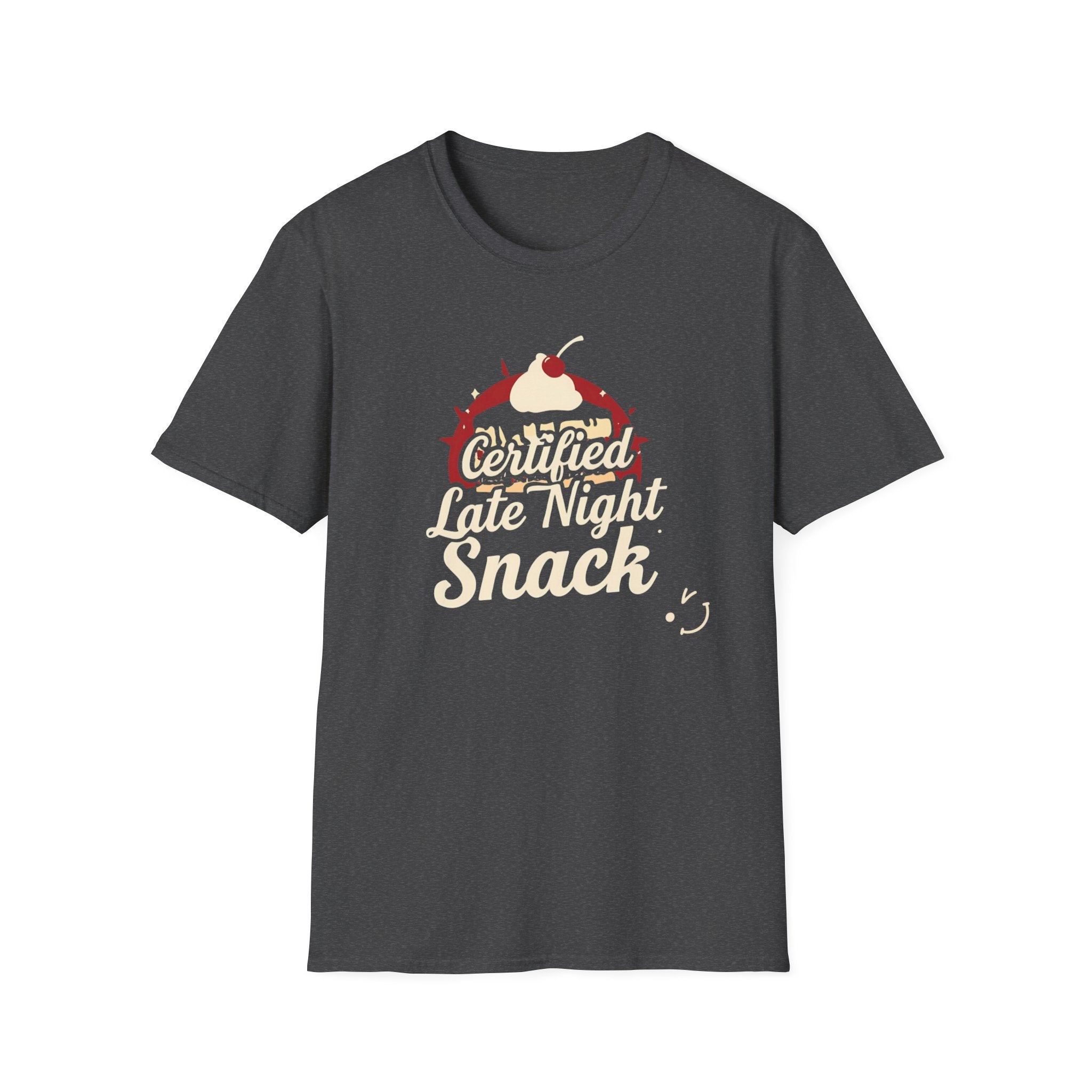 Certified Late Night Snack T-Shirt — Funny Chef Graphic Tee