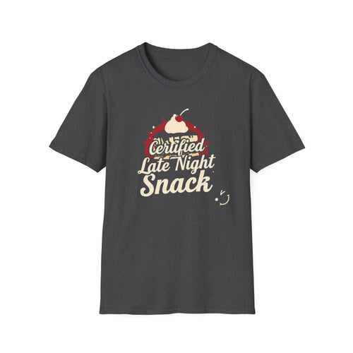 Certified Late Night Snack T-Shirt — Funny Chef Graphic Tee